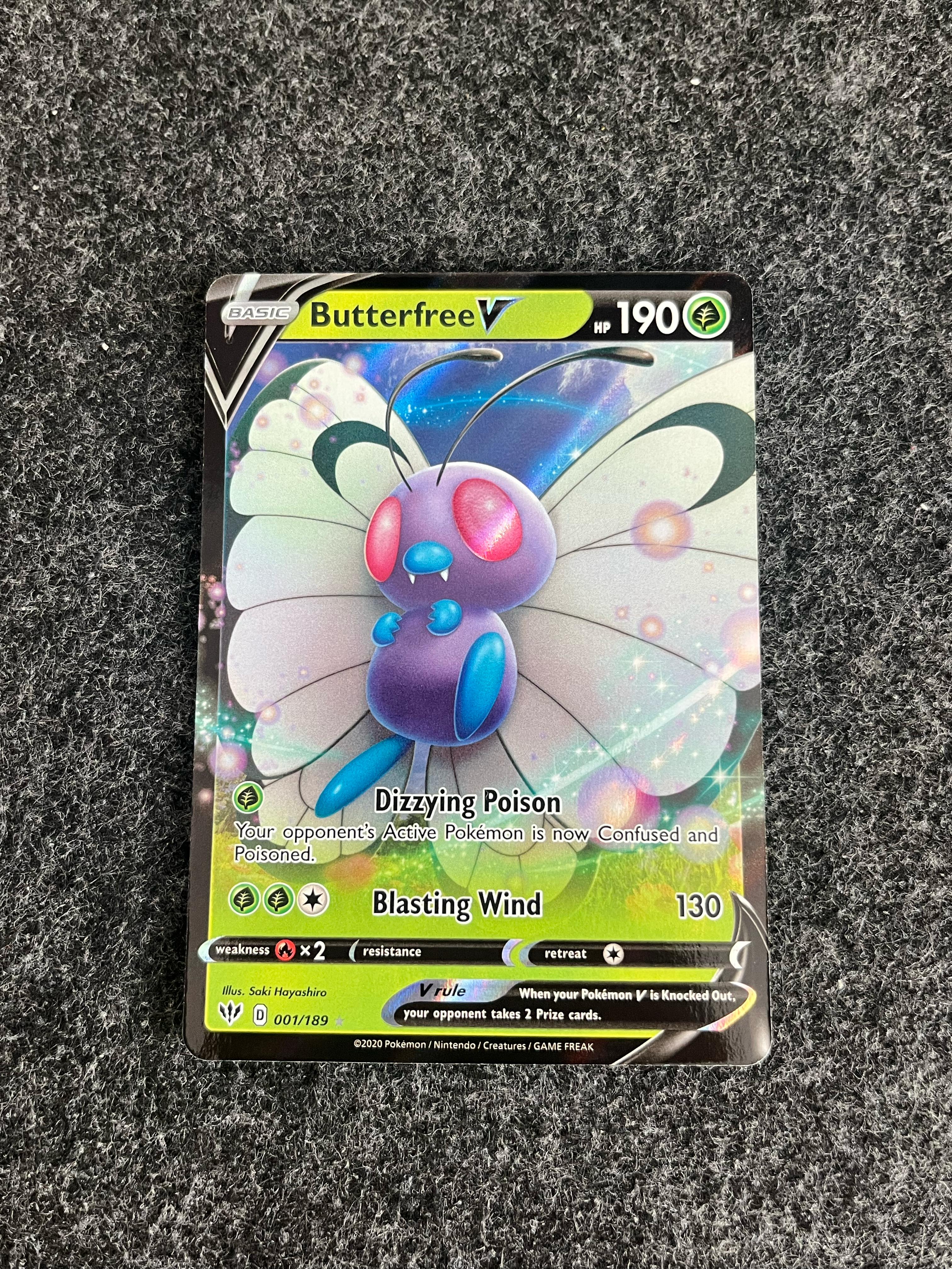 Carta De Butterfree V 1/189 Darkness Ablaze ING