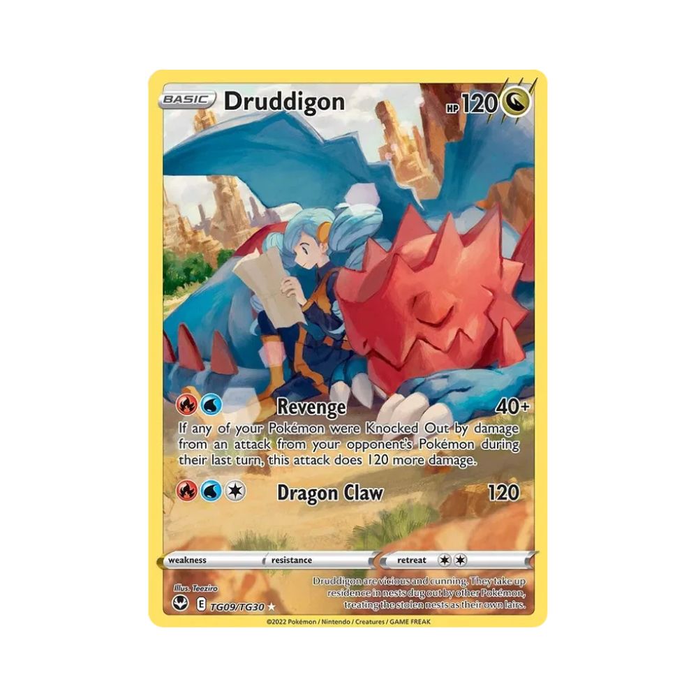 Carta De Druddigon TG9/TG30 Silver Tempest ING
