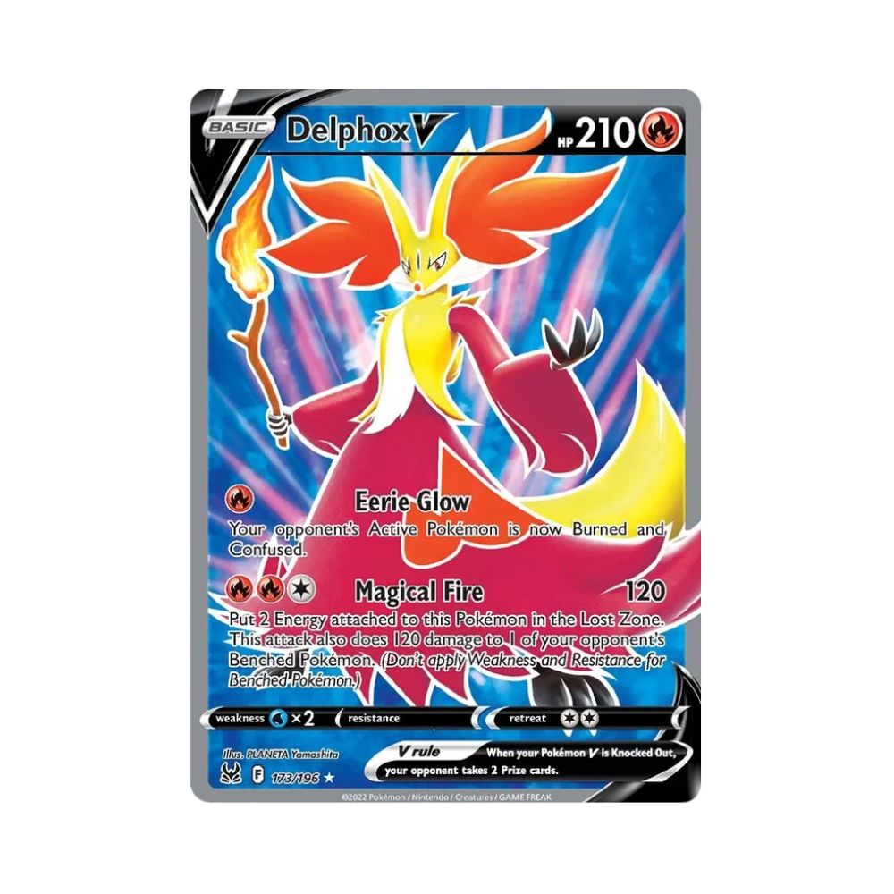 Carta De Delphox V 173/196 Lost Origin ING