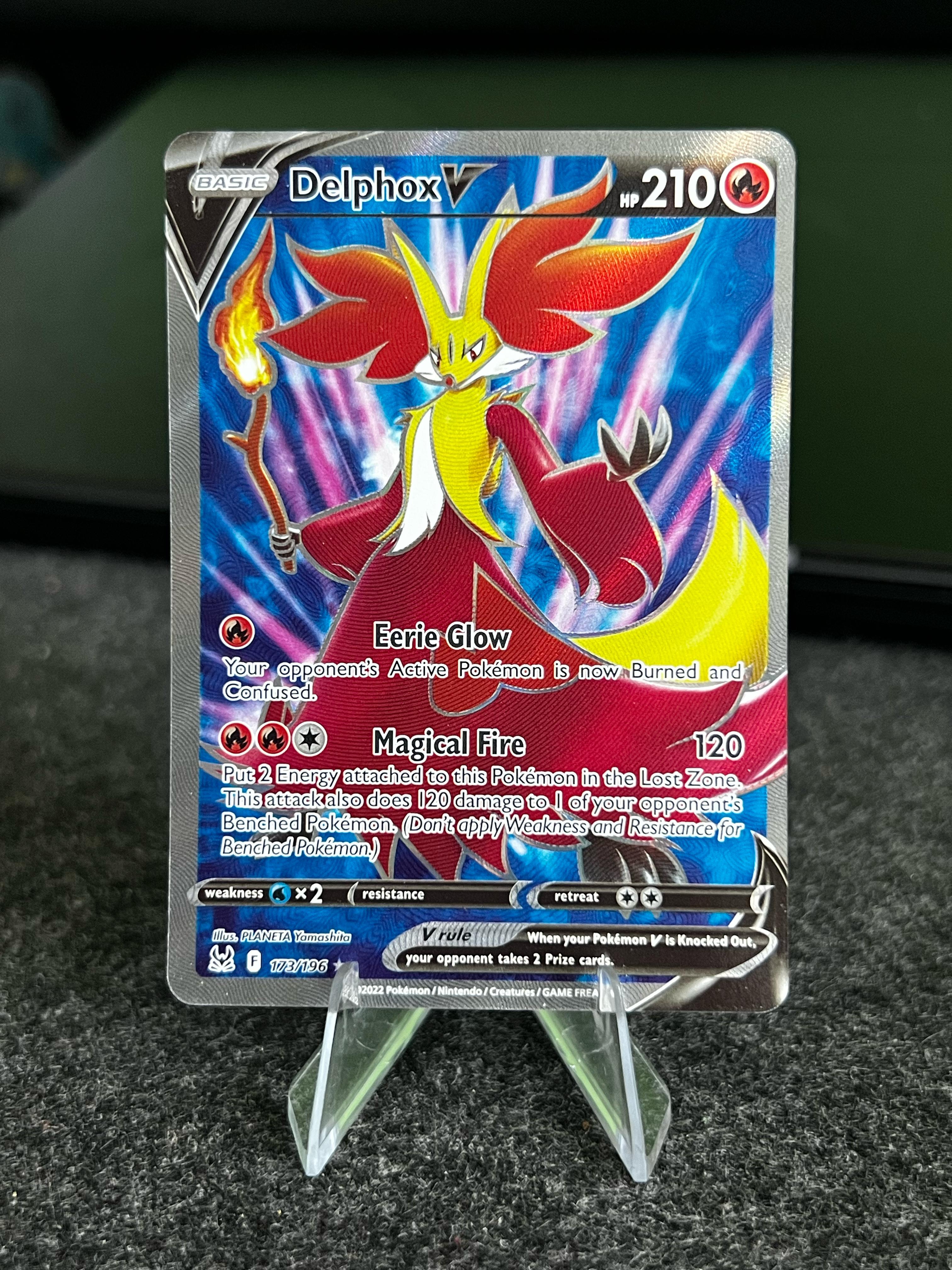 Carta De Delphox V 173/196 Lost Origin ING