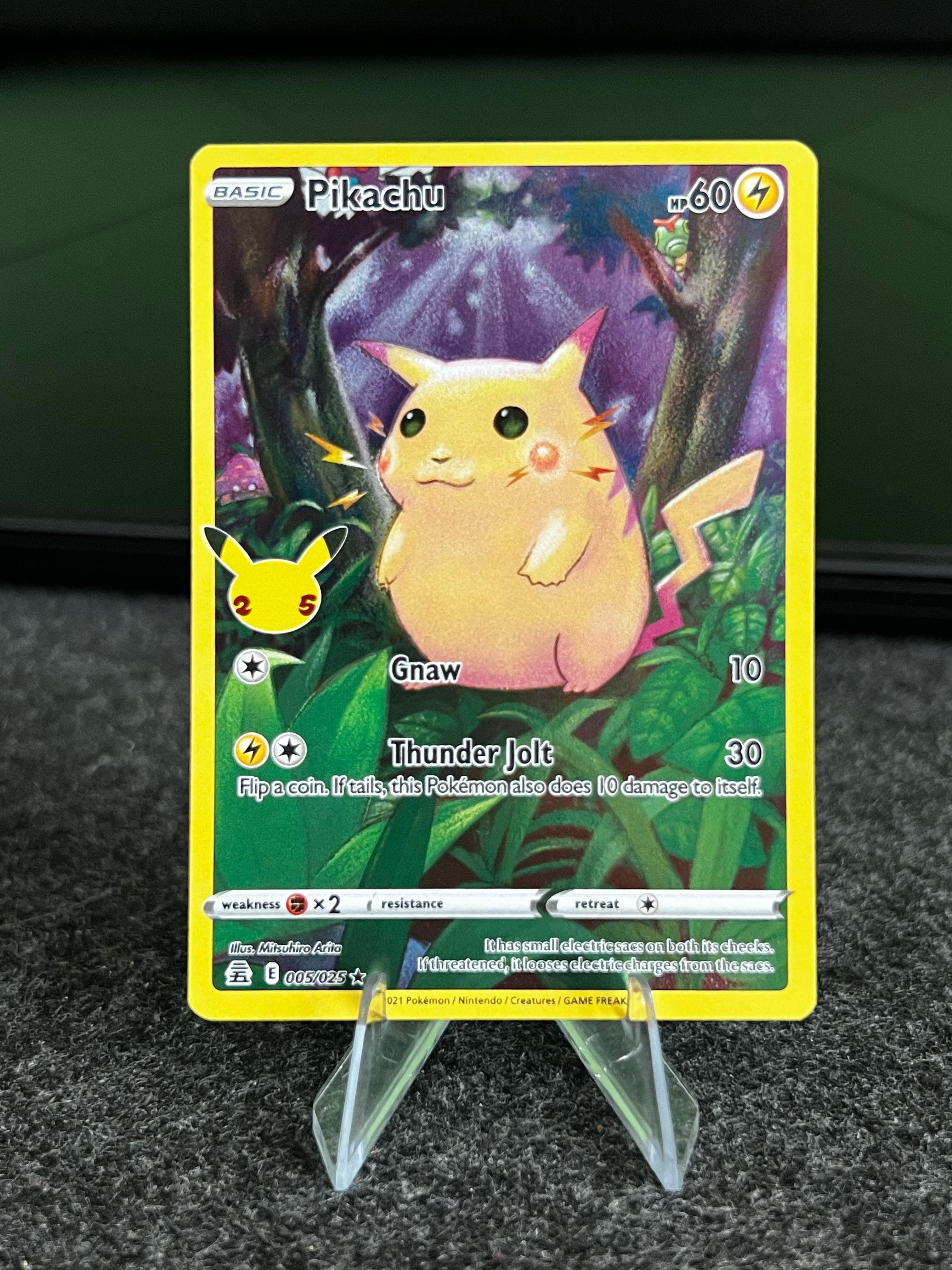 Carta De Pikachu 5/25 Celebrations ING