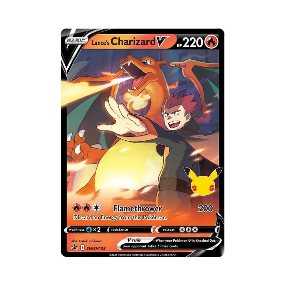 Carta De Lance's Charizard V SWSH133 PROMO ING