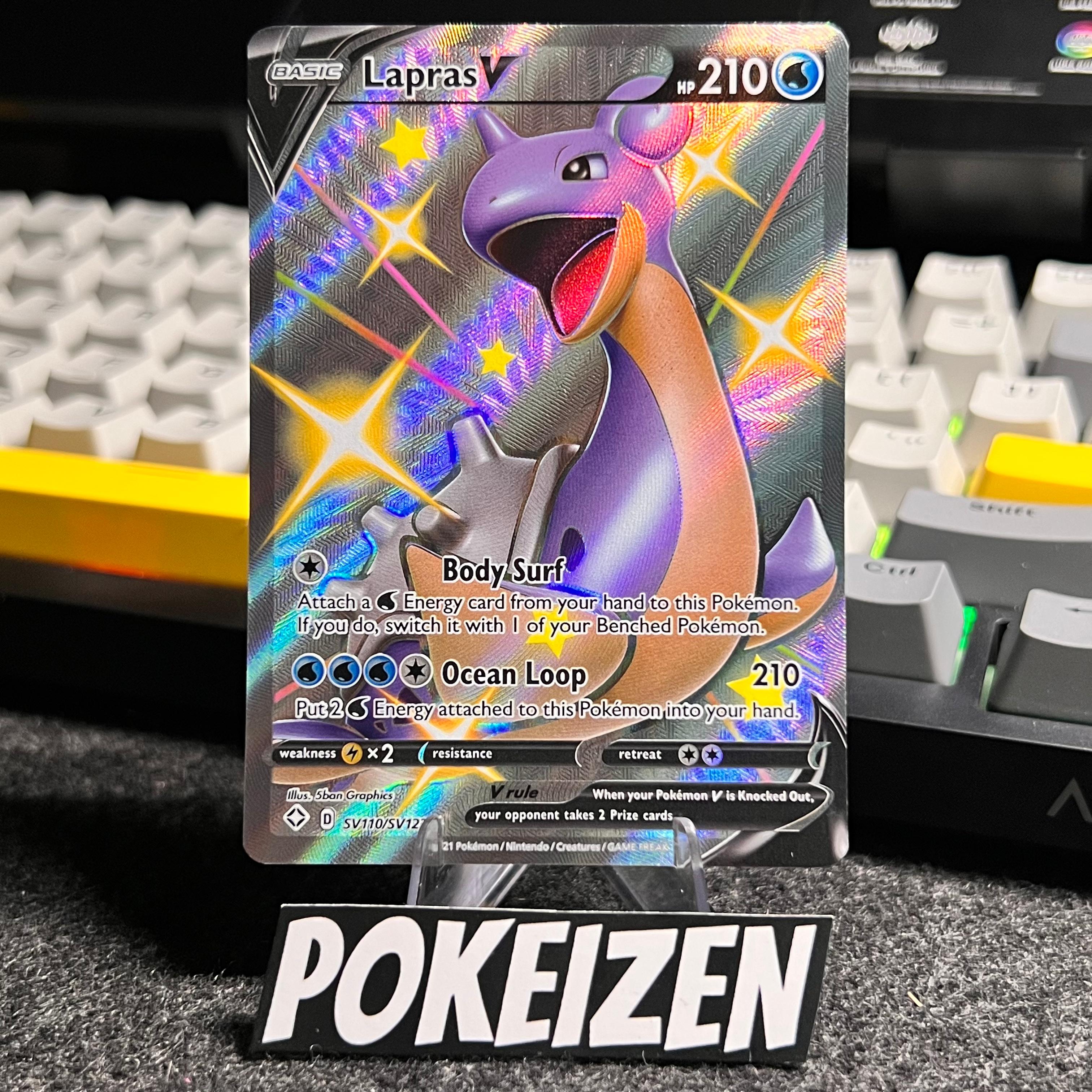 Carta de Lapras V SV110/SV122 Shining Fates ING