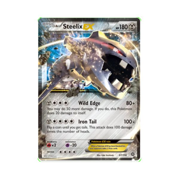 Carta de Steelix EX 67/114 Steam Siege ING