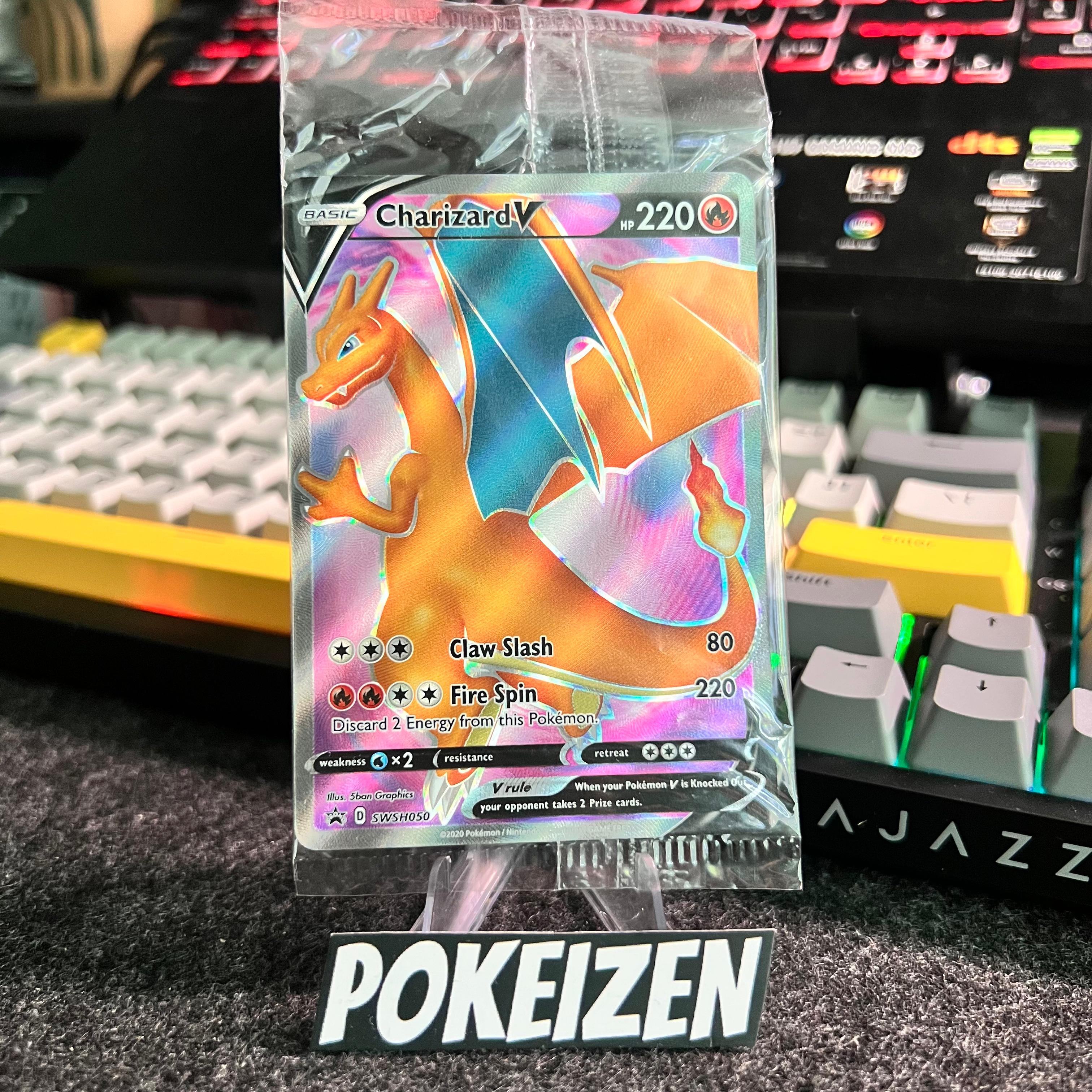 Carta de Charizard V SWSH050 PROMO ING