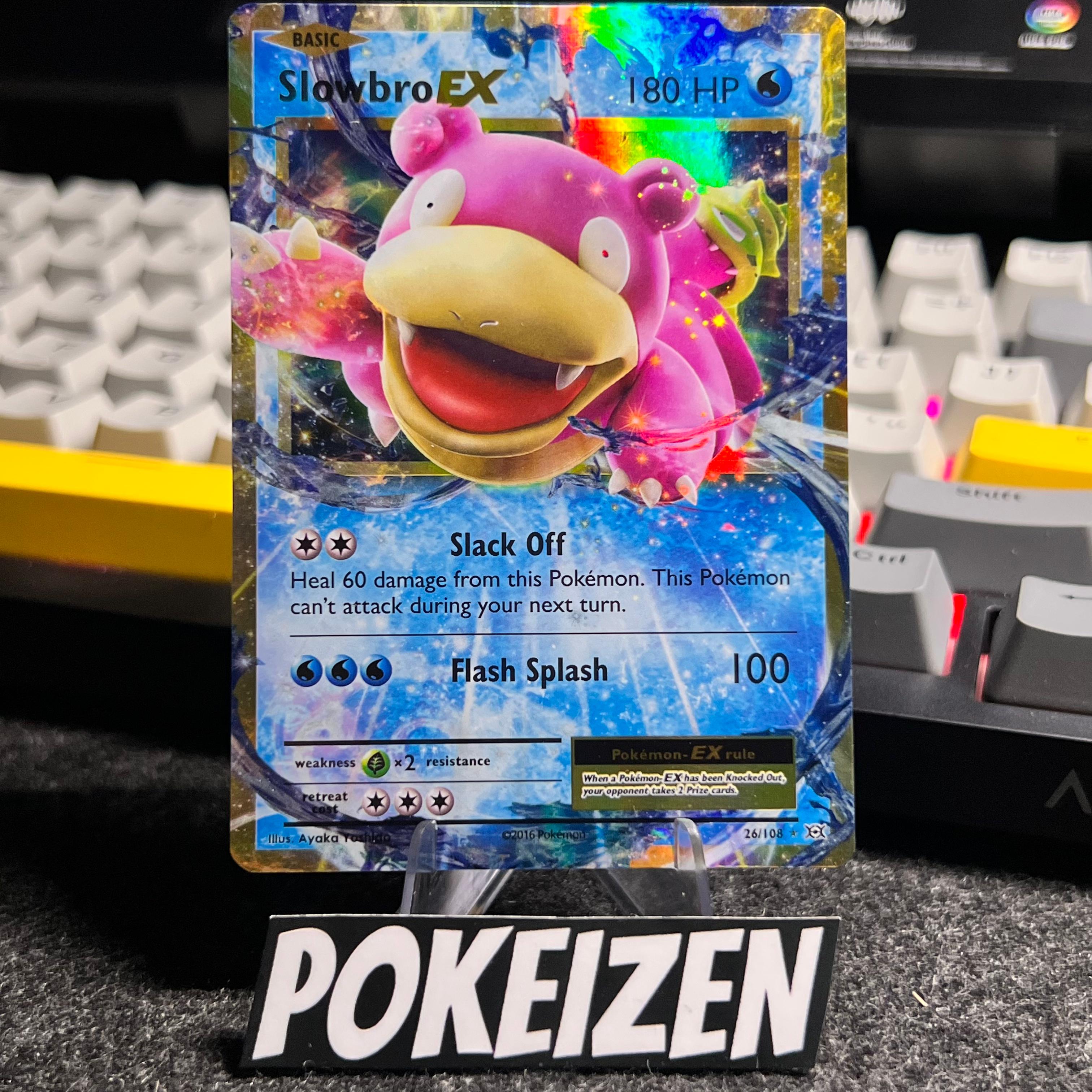 Carta de Slowbro EX 26/108 Evolutions ING