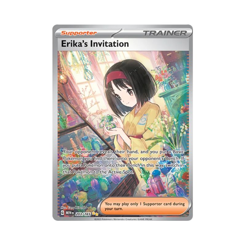 Carta de Erika's Invitation 203/165 151
