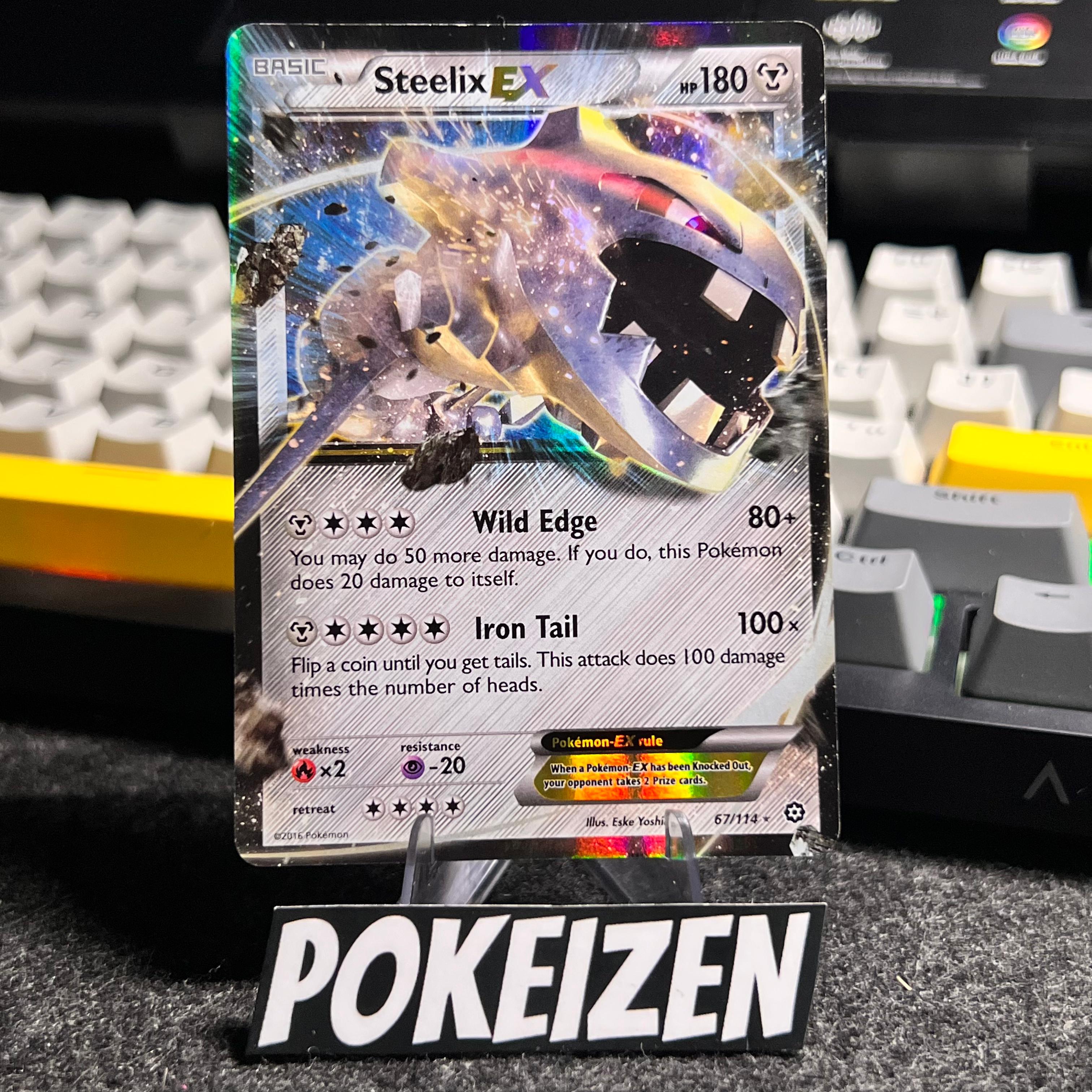 Carta de Steelix EX 67/114 Steam Siege ING