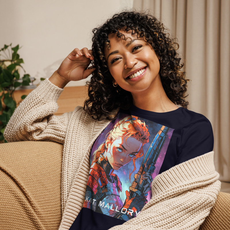 Anime Kat - Women's Relaxed T-Shirt