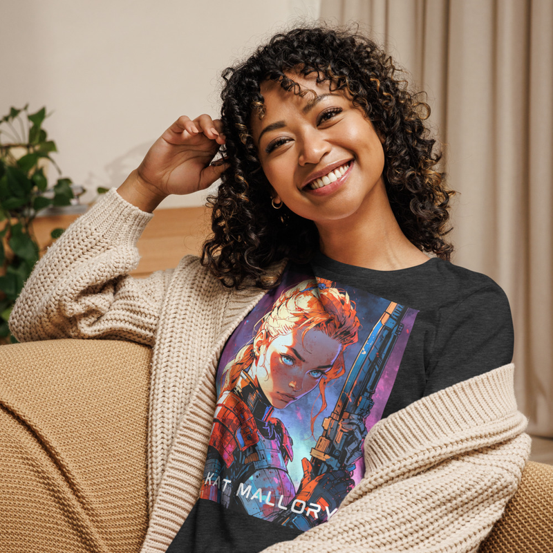 Anime Kat - Women's Relaxed T-Shirt