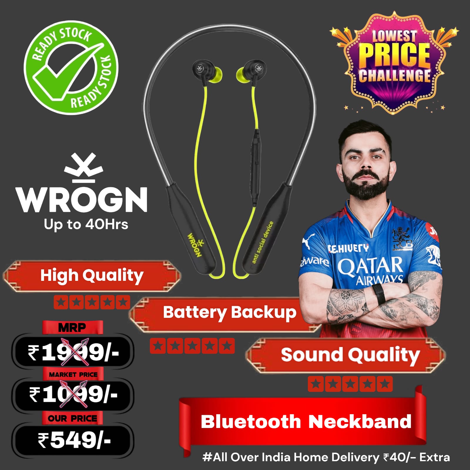 Bluetooth Neckband