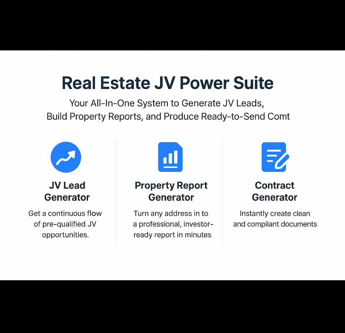 Real Estate JV Power Suite