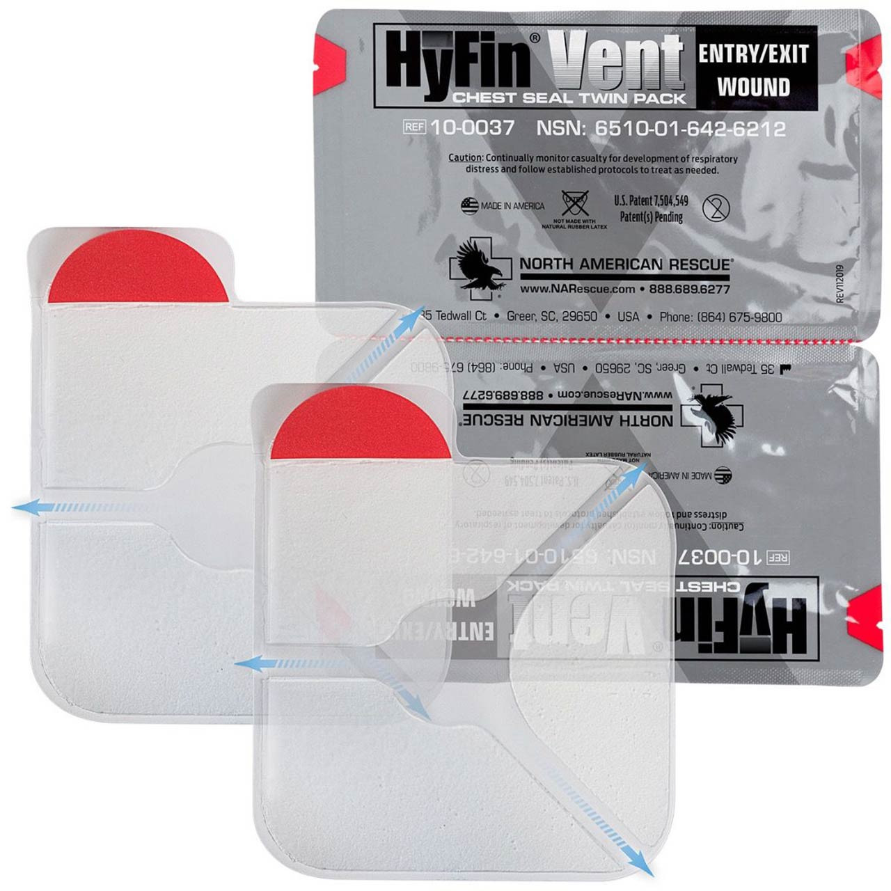 Hyfin® Vent Chest Seal Twin Pack