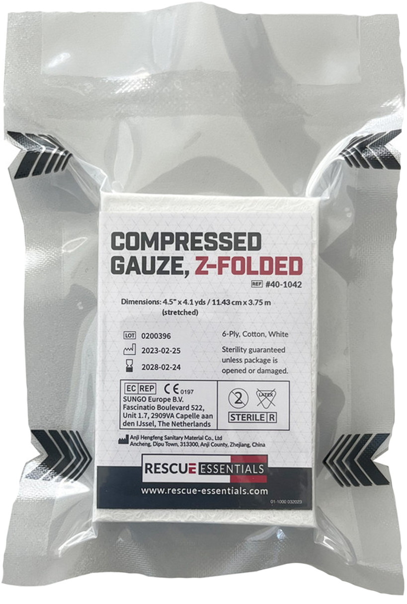 Compressed Gauze