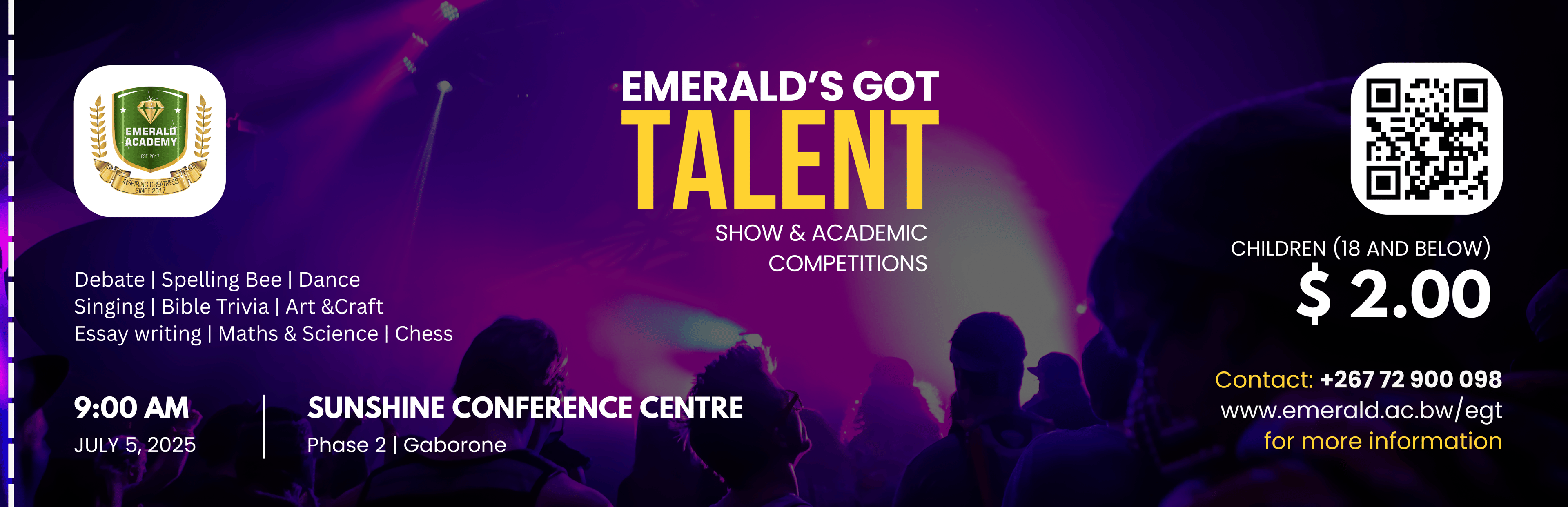 Emerald’s Got Talent Children Ticket