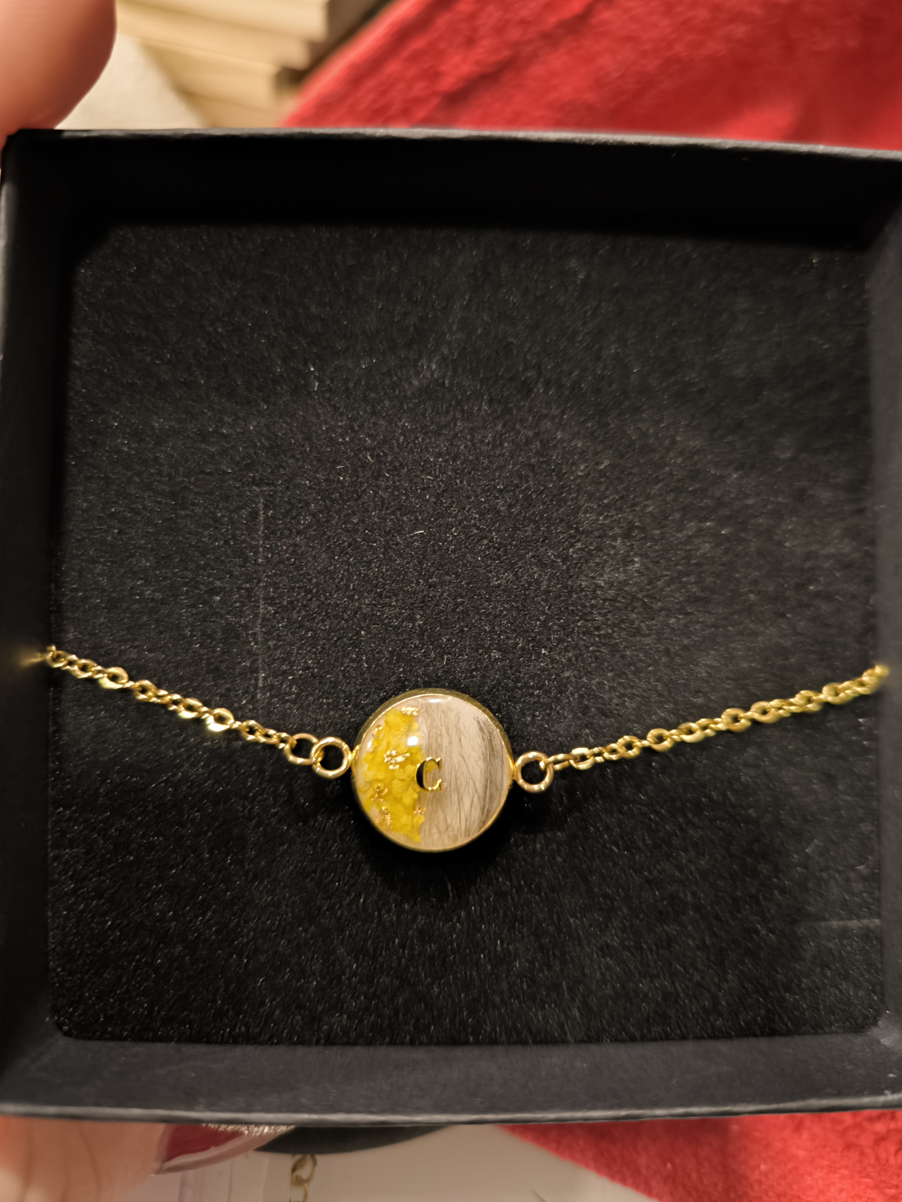 Armband 1 Plätttchen 10mm