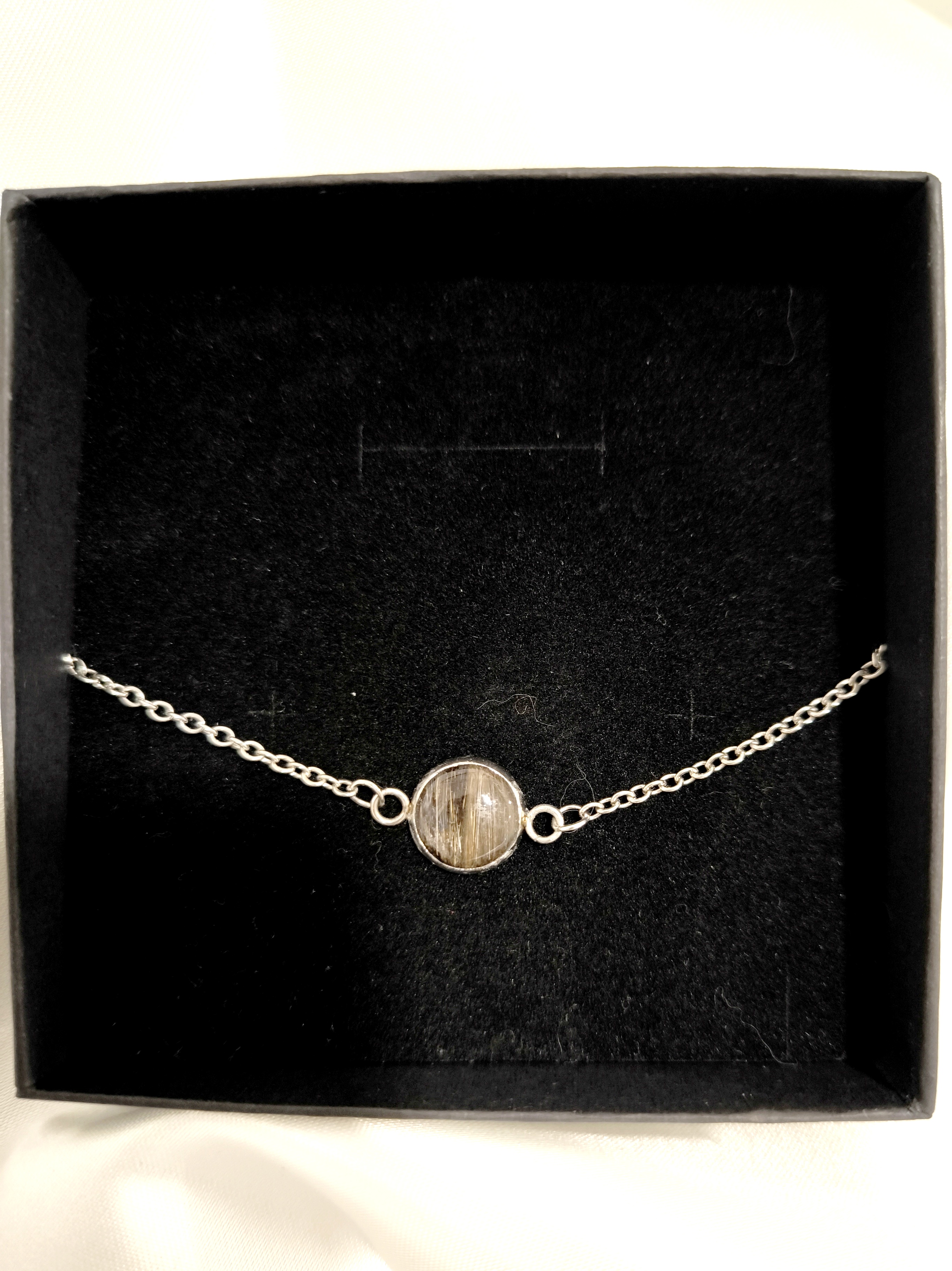 Armband 1 Plätttchen 10mm