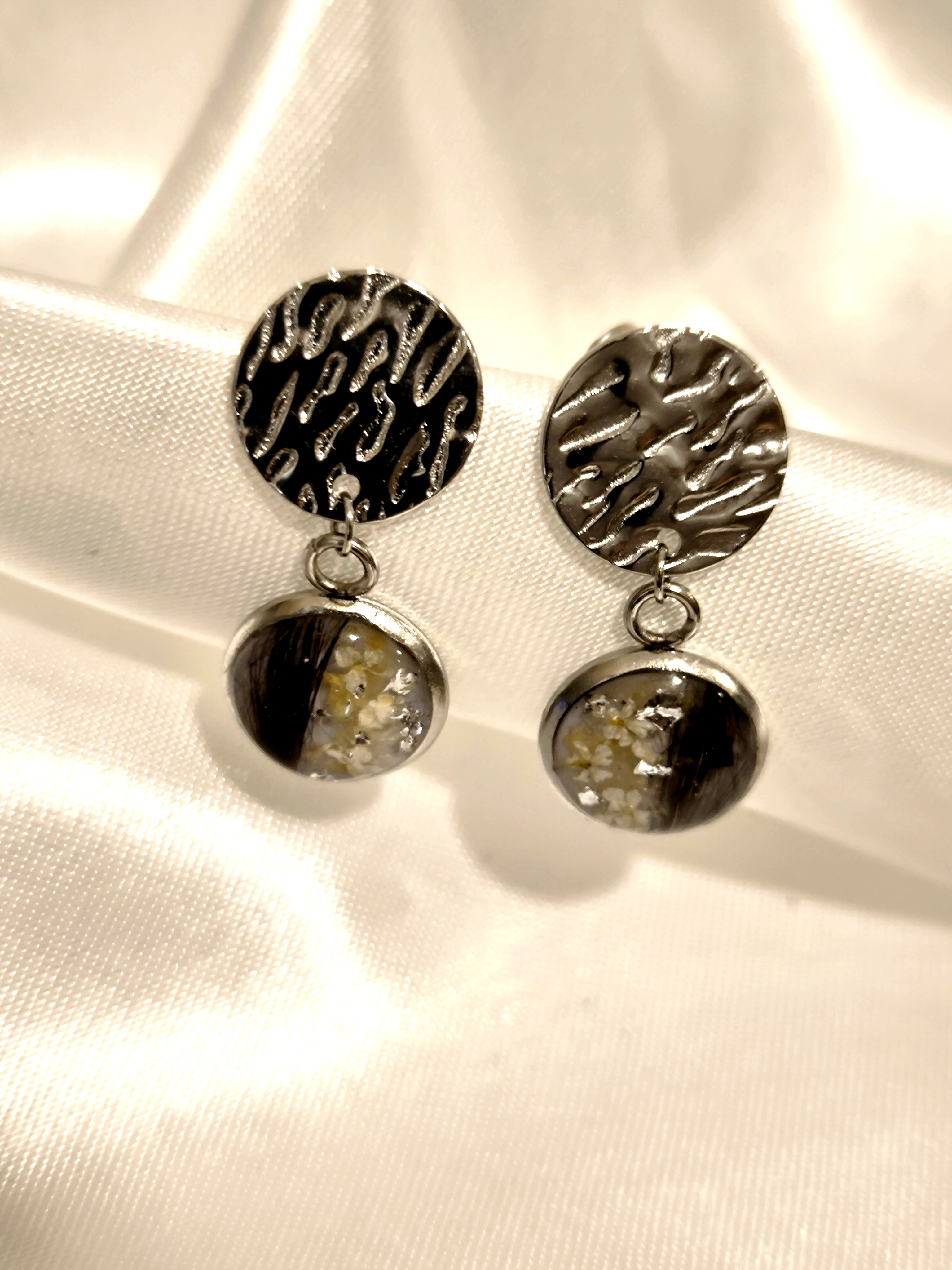 Ohrring Runder Stecker