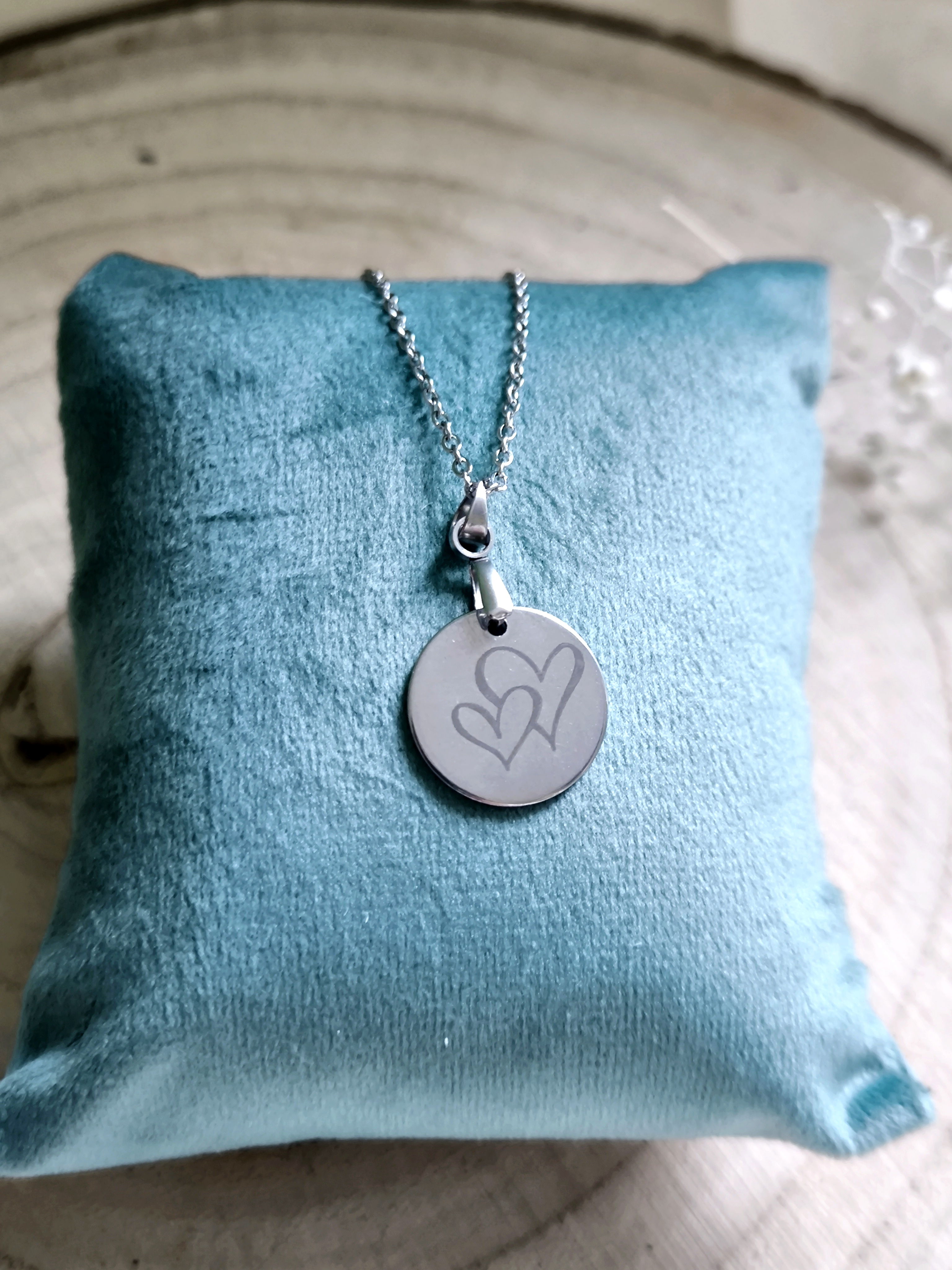 Heart Kette mit Anfangsbuchstaben