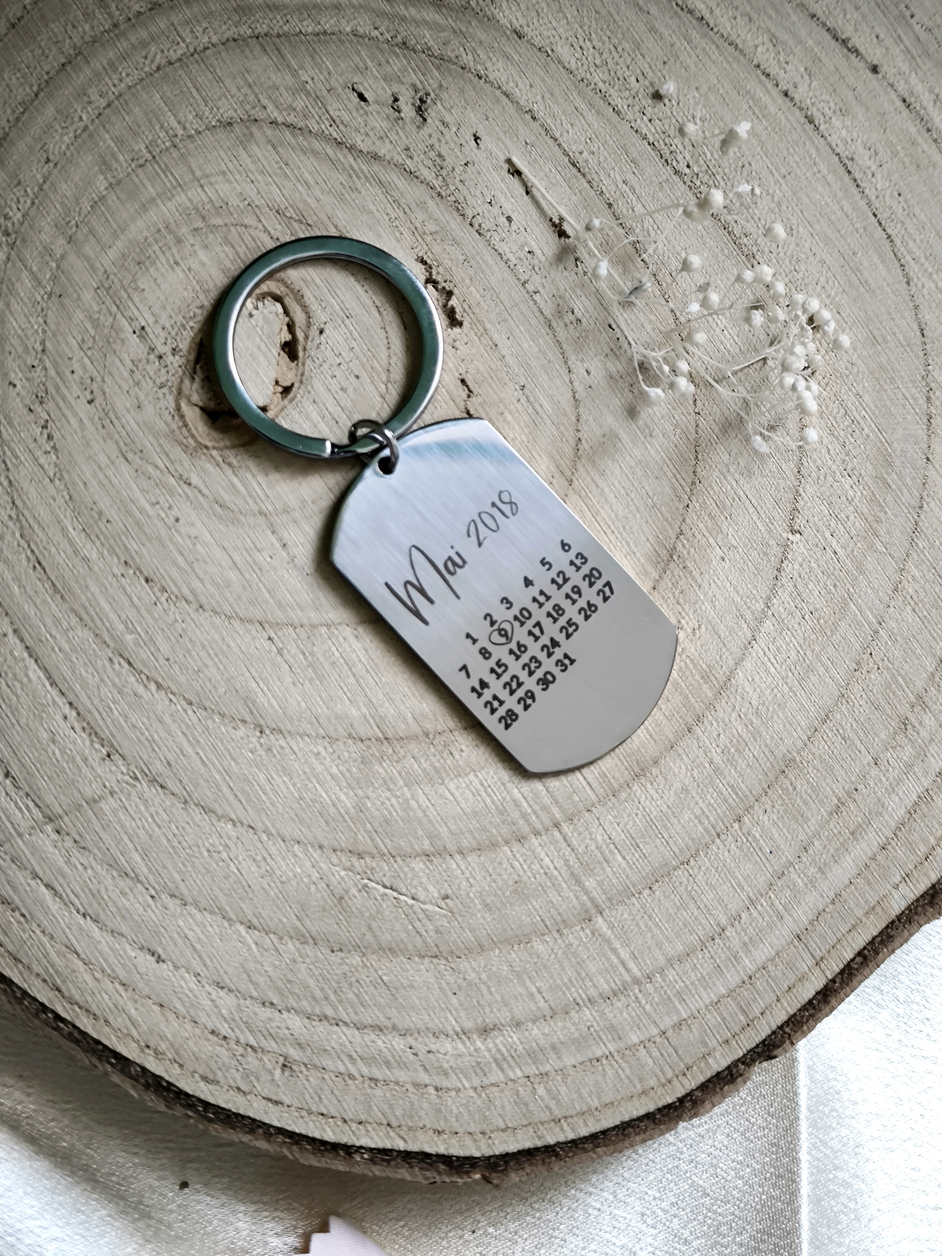 Jahrestag Schlüsselanhänger