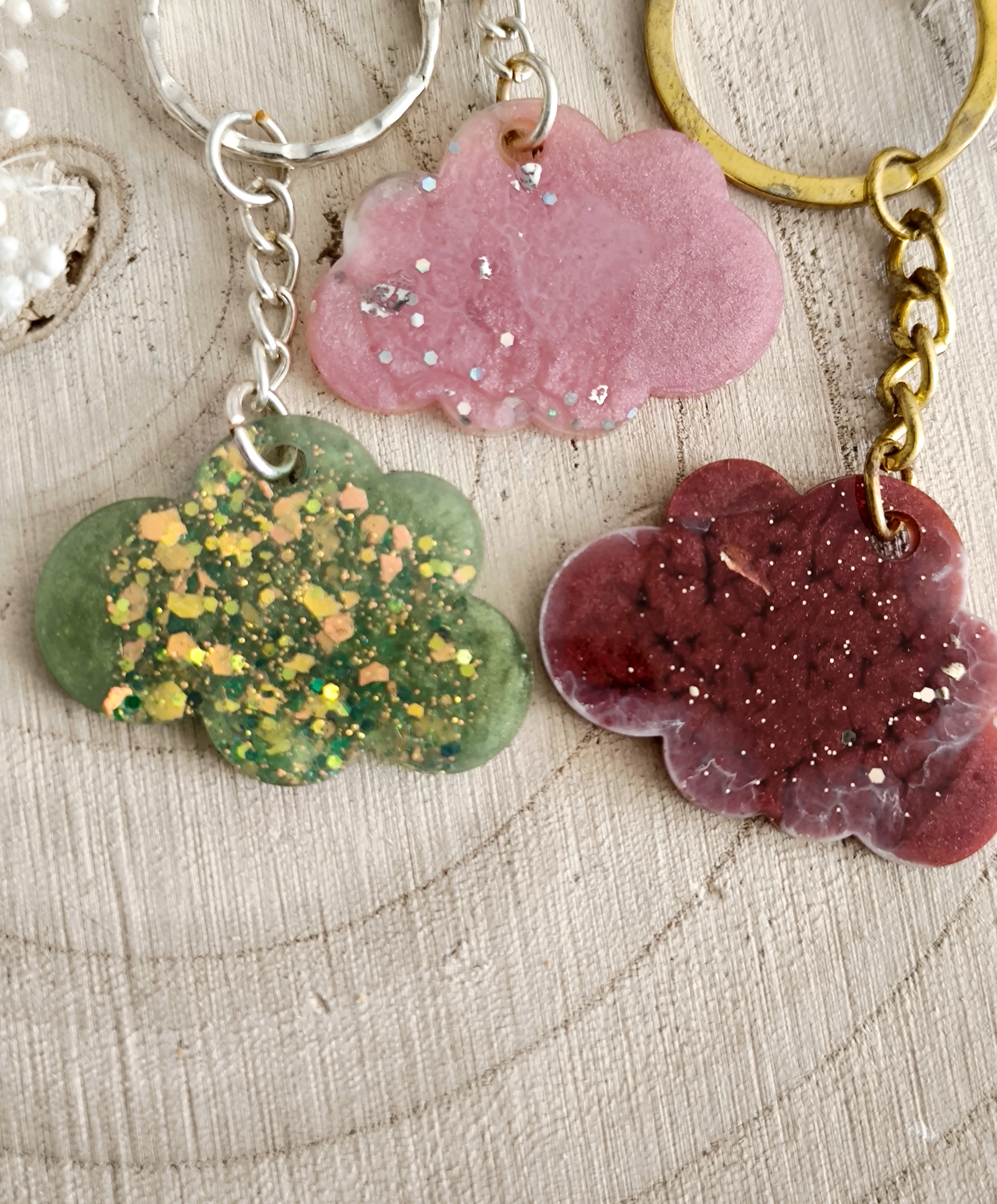 Wolken Schlüsselanhänger