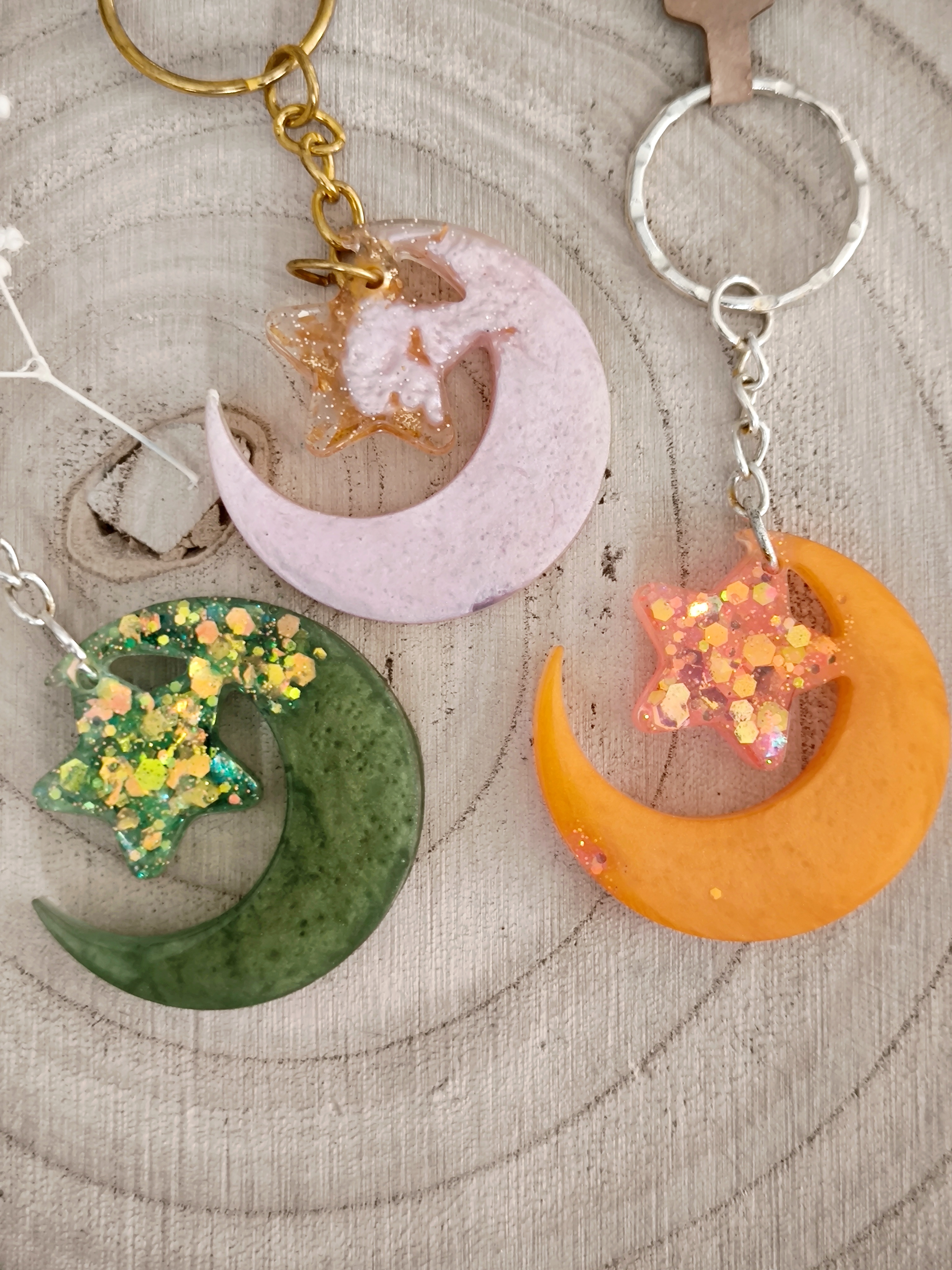 Mond Schlüsselanhänger