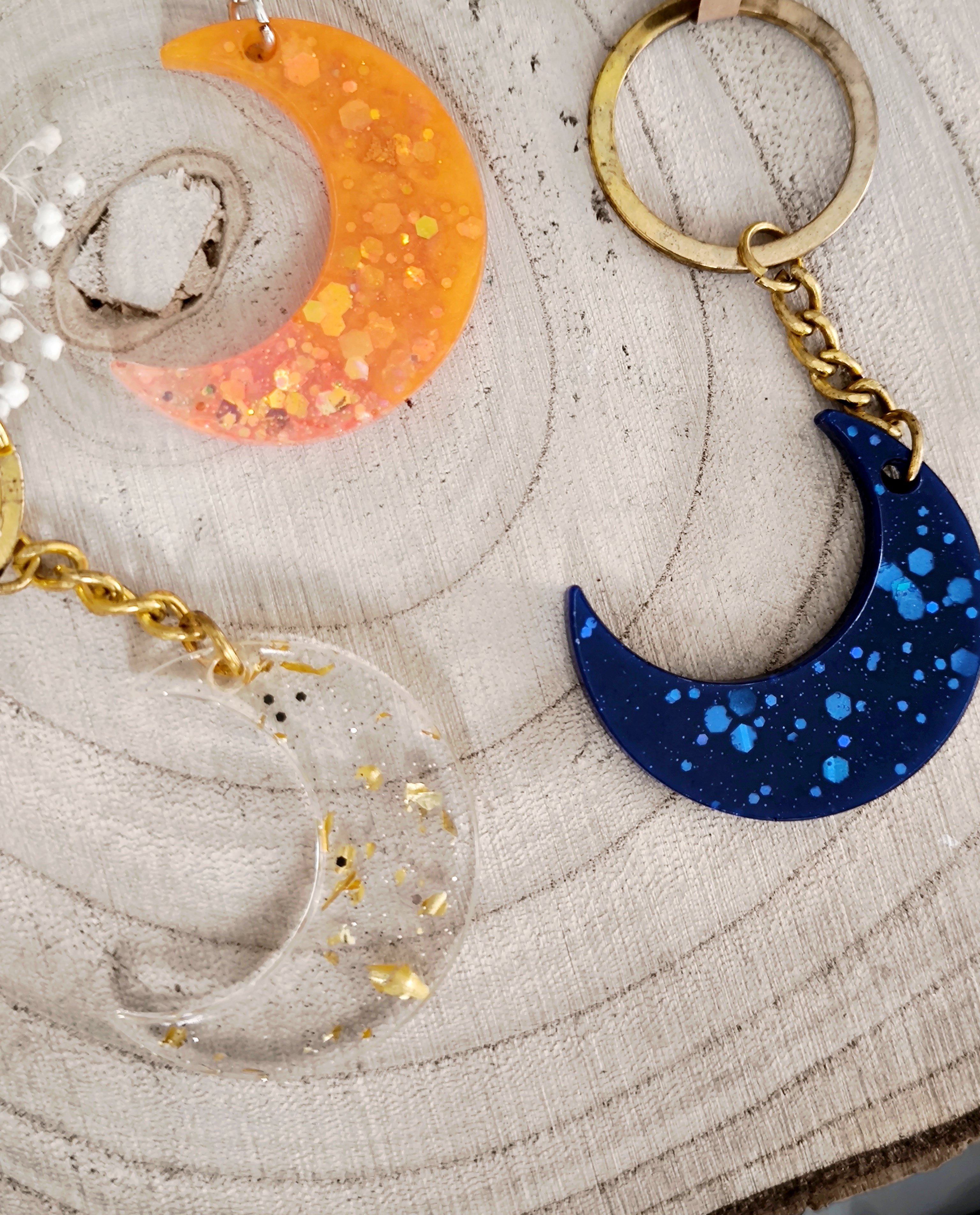 Mond Schlüsselanhänger