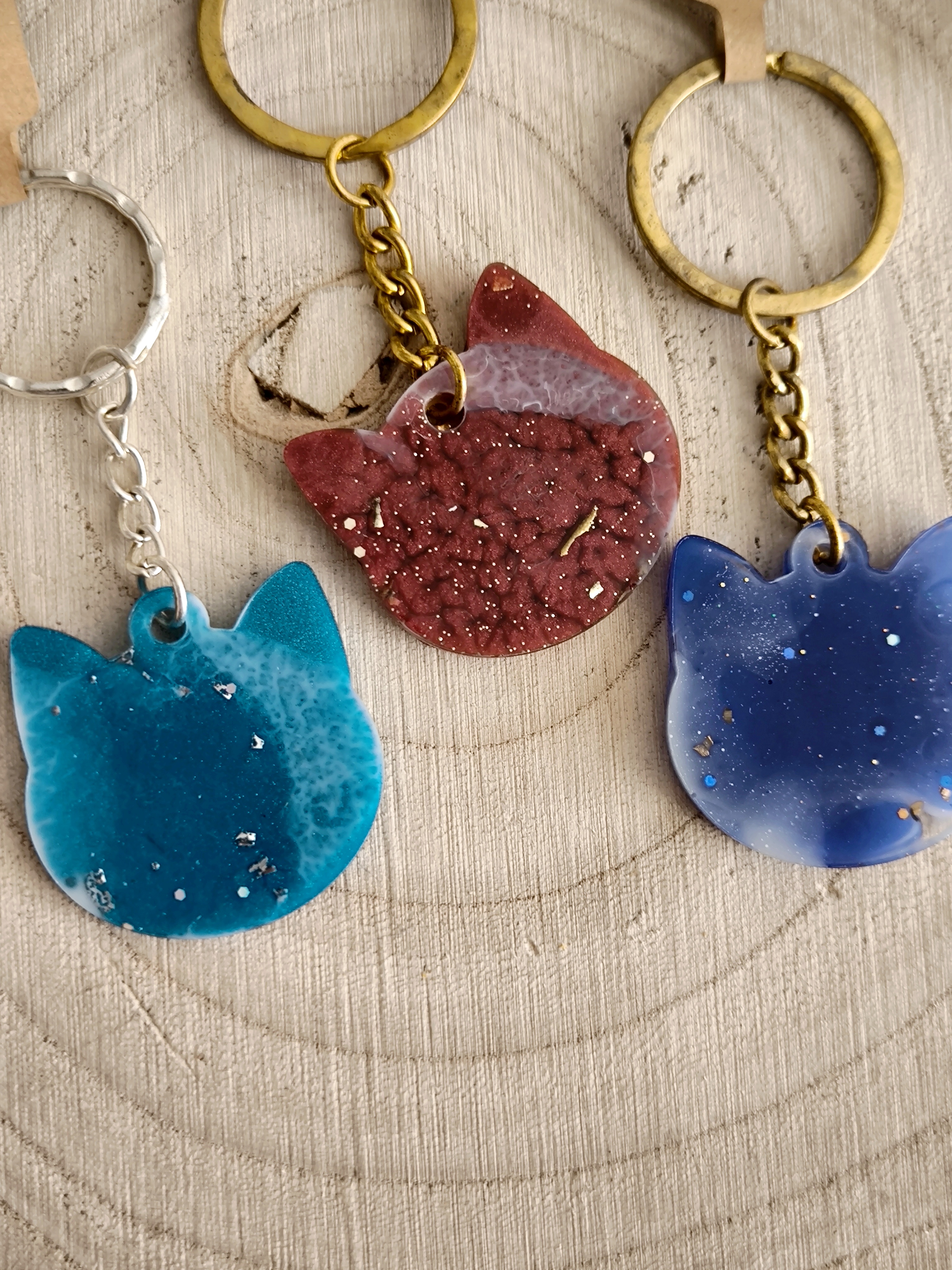 Katzenkopf Schlüsselanhänger