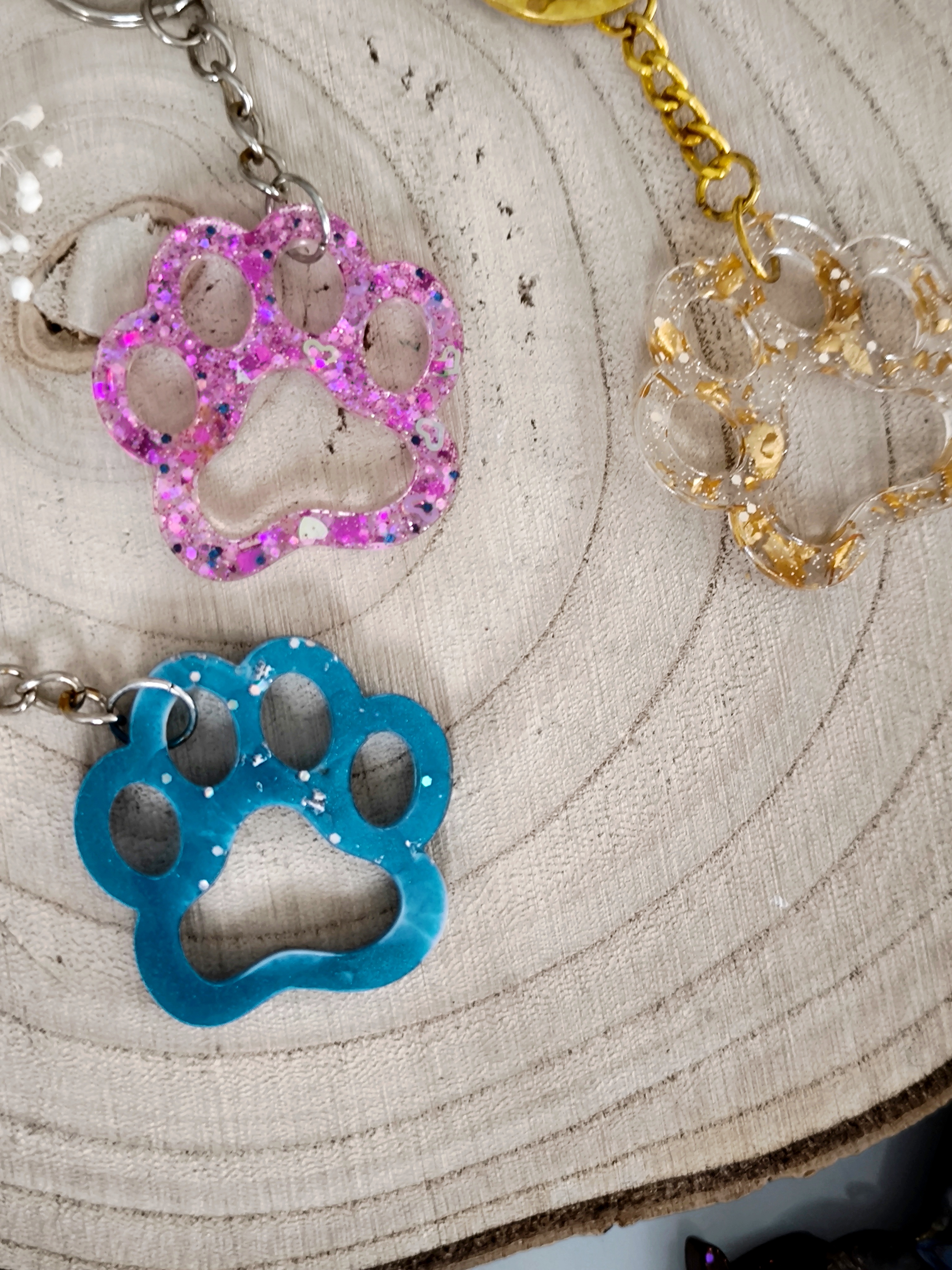 Pfoten Schlüsselanhänger