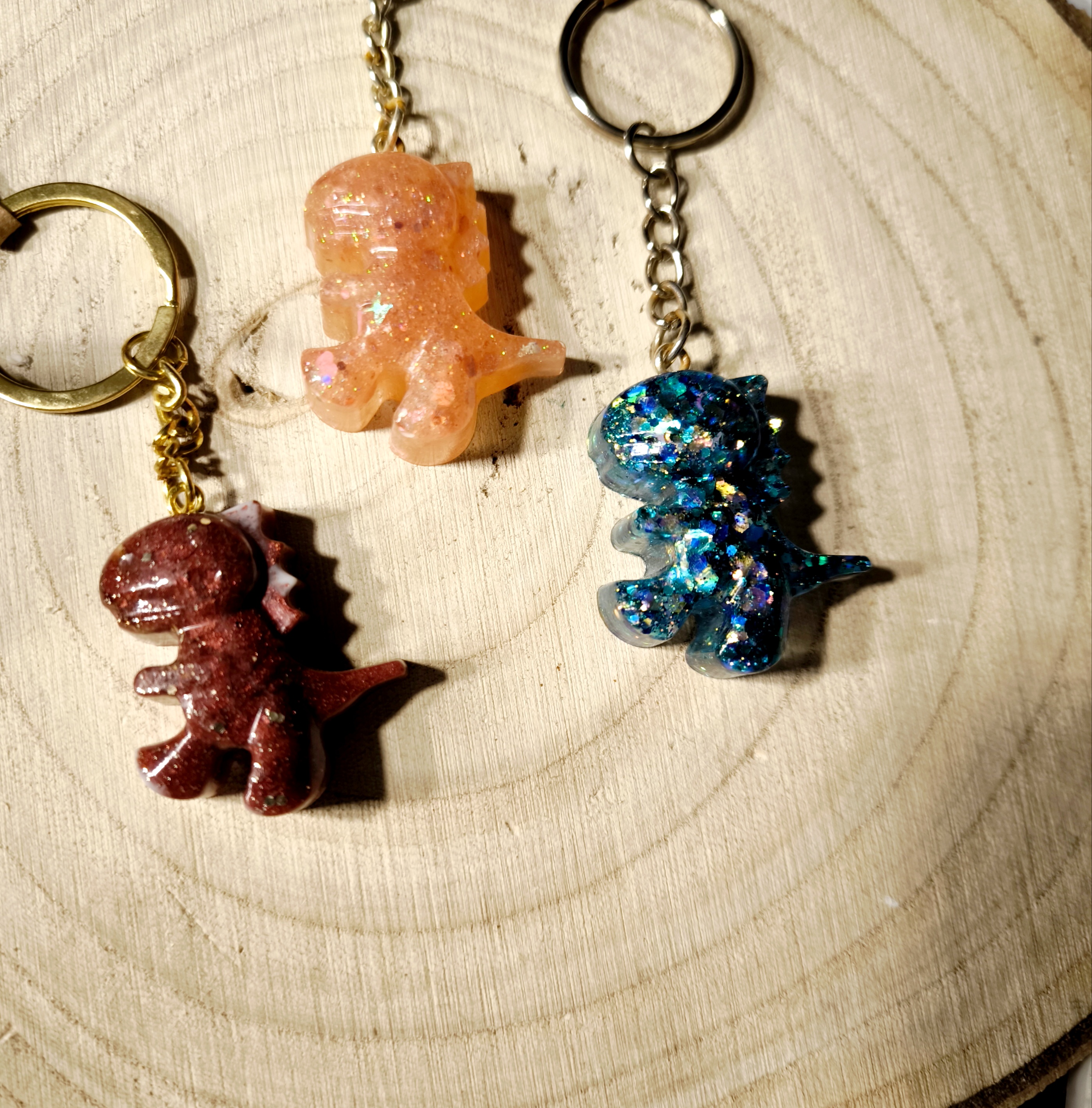 Großer Dino Schlüsselanhänger