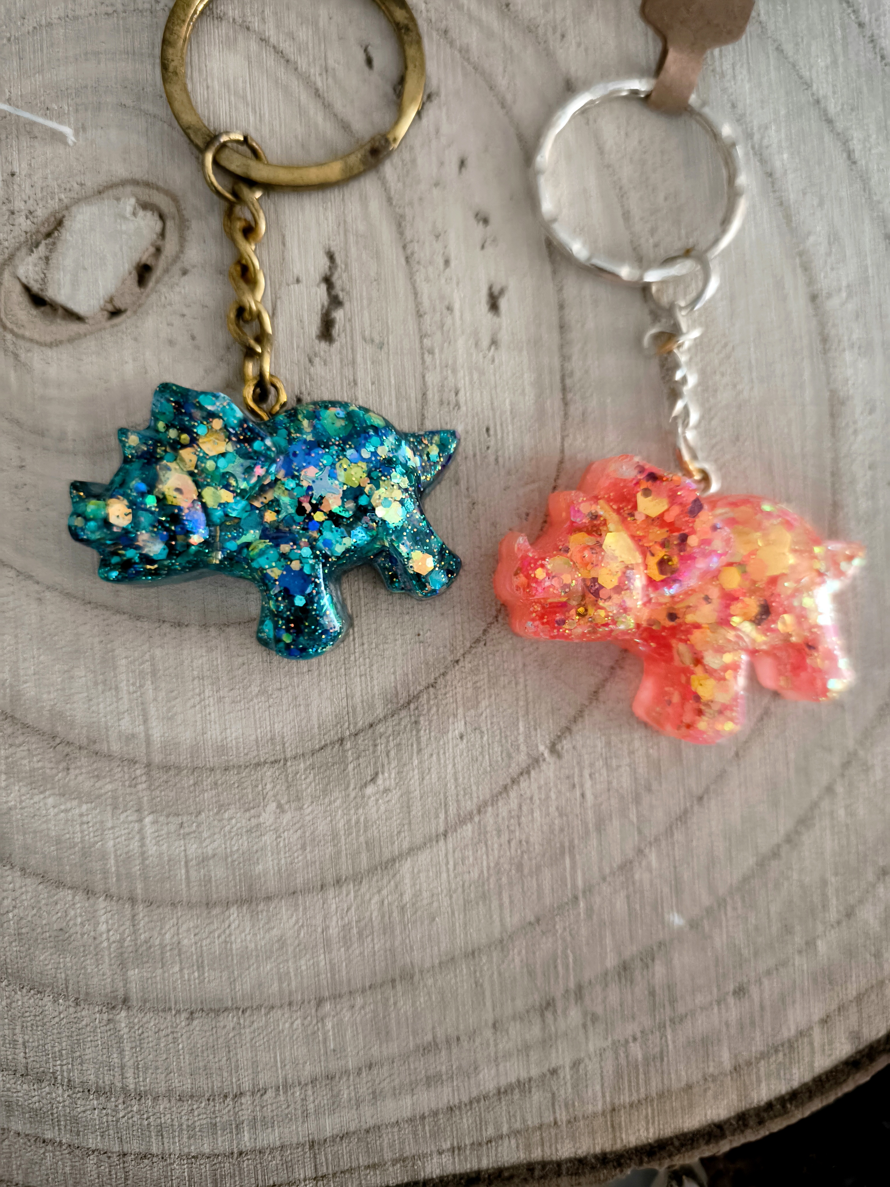 Großer Dino Schlüsselanhänger