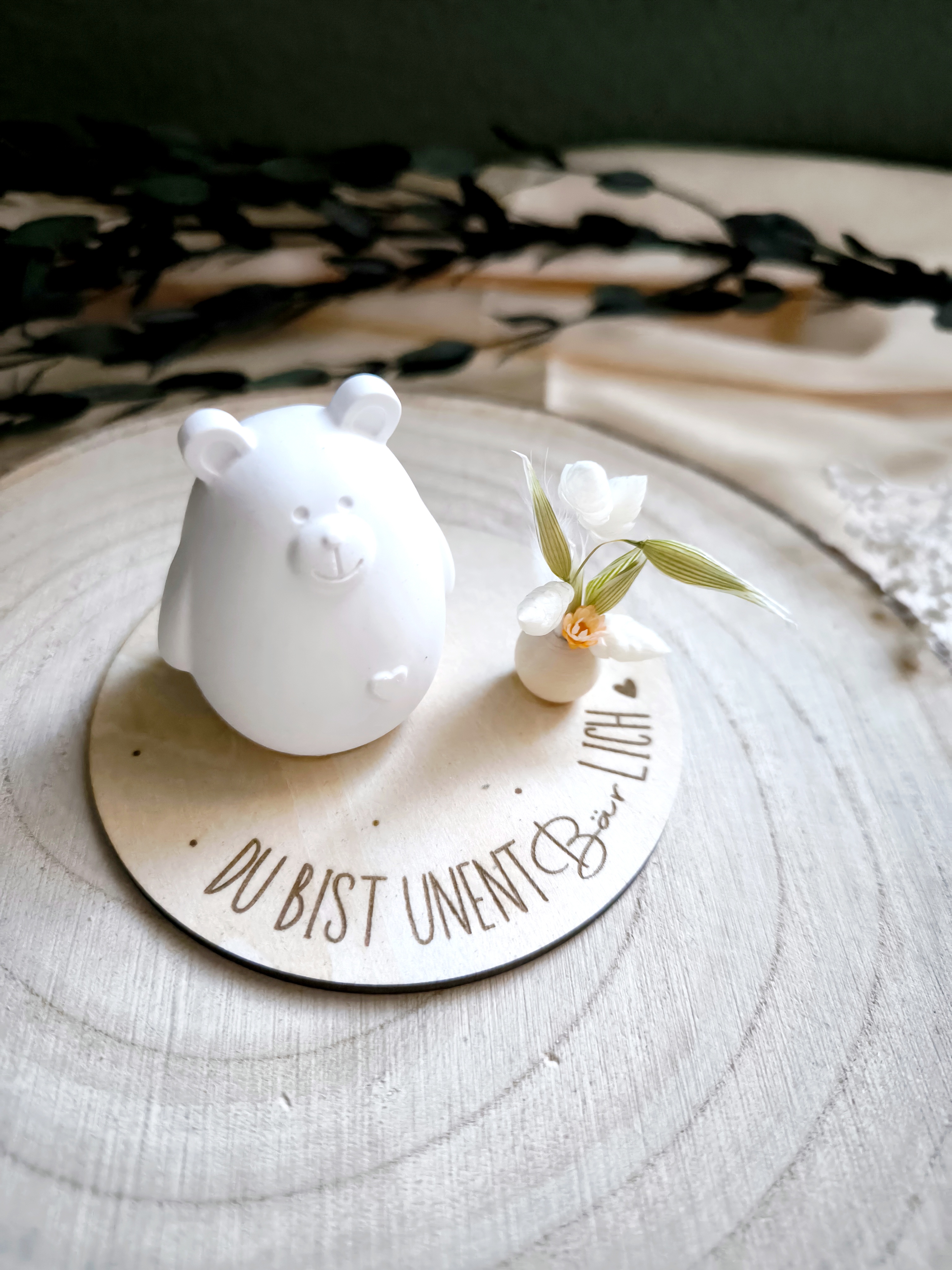 Bärchen auf Untersetzer - unentbärlich