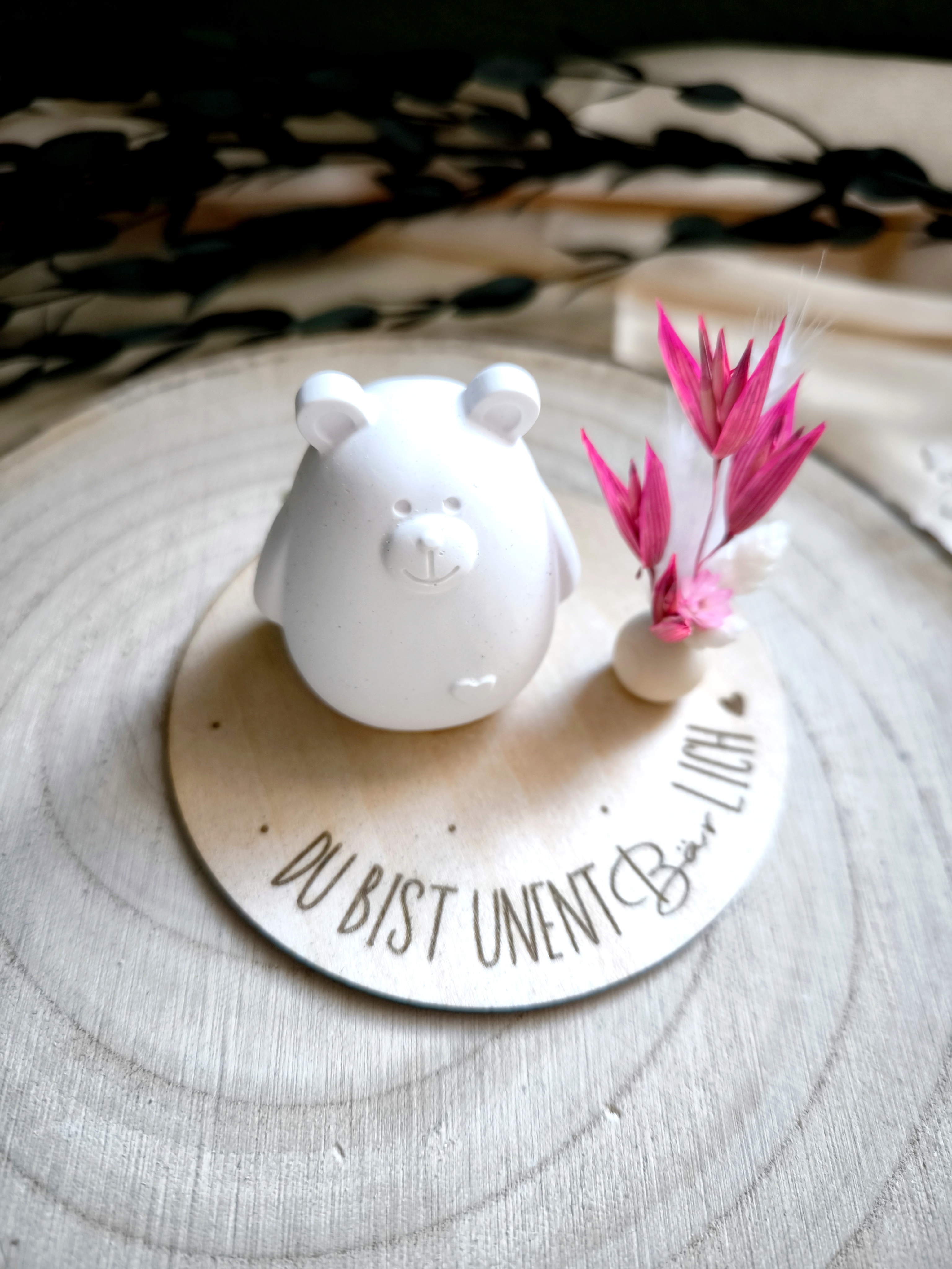 Bärchen auf Untersetzer - unentbärlich