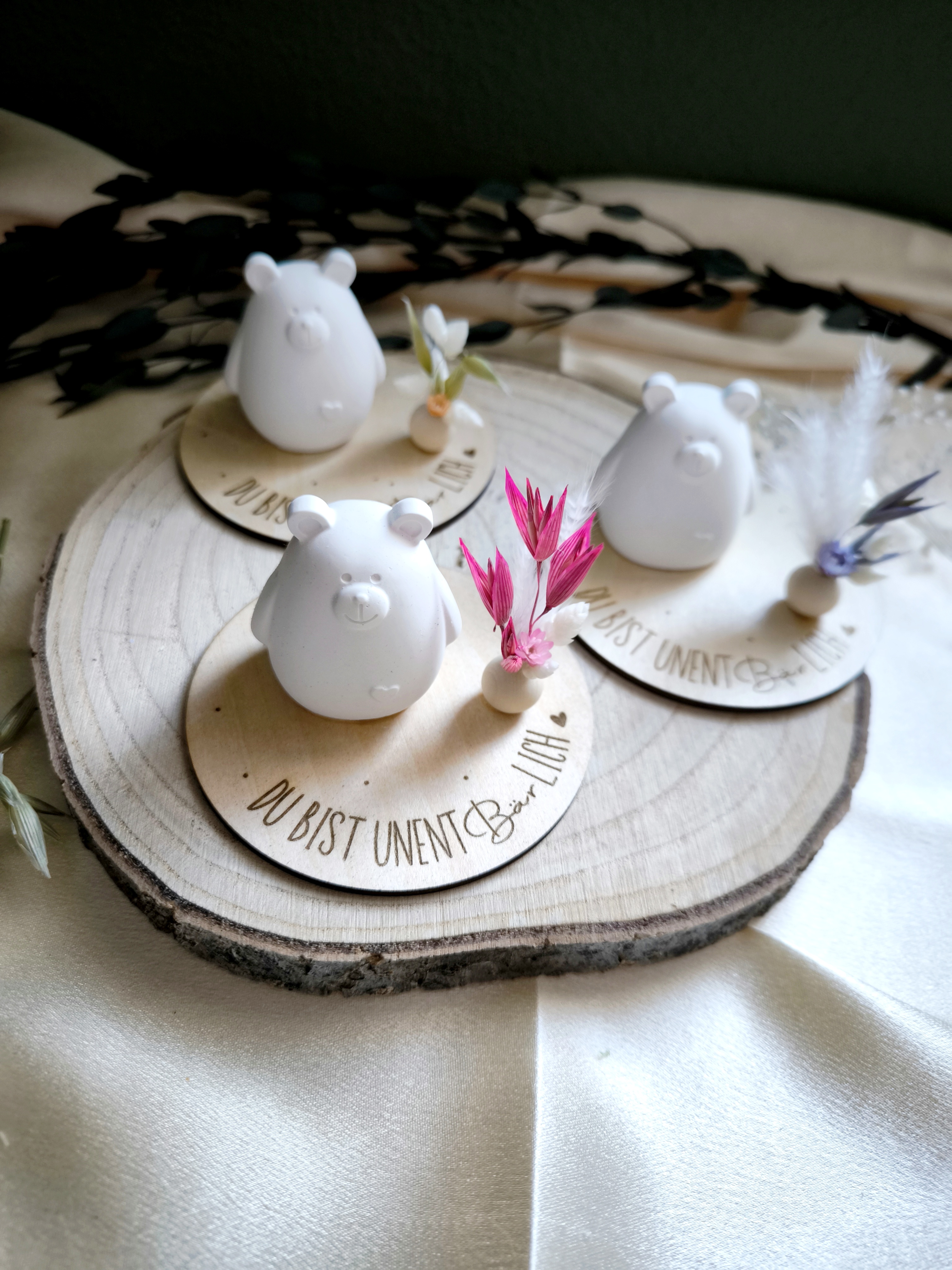 Bärchen auf Untersetzer - unentbärlich