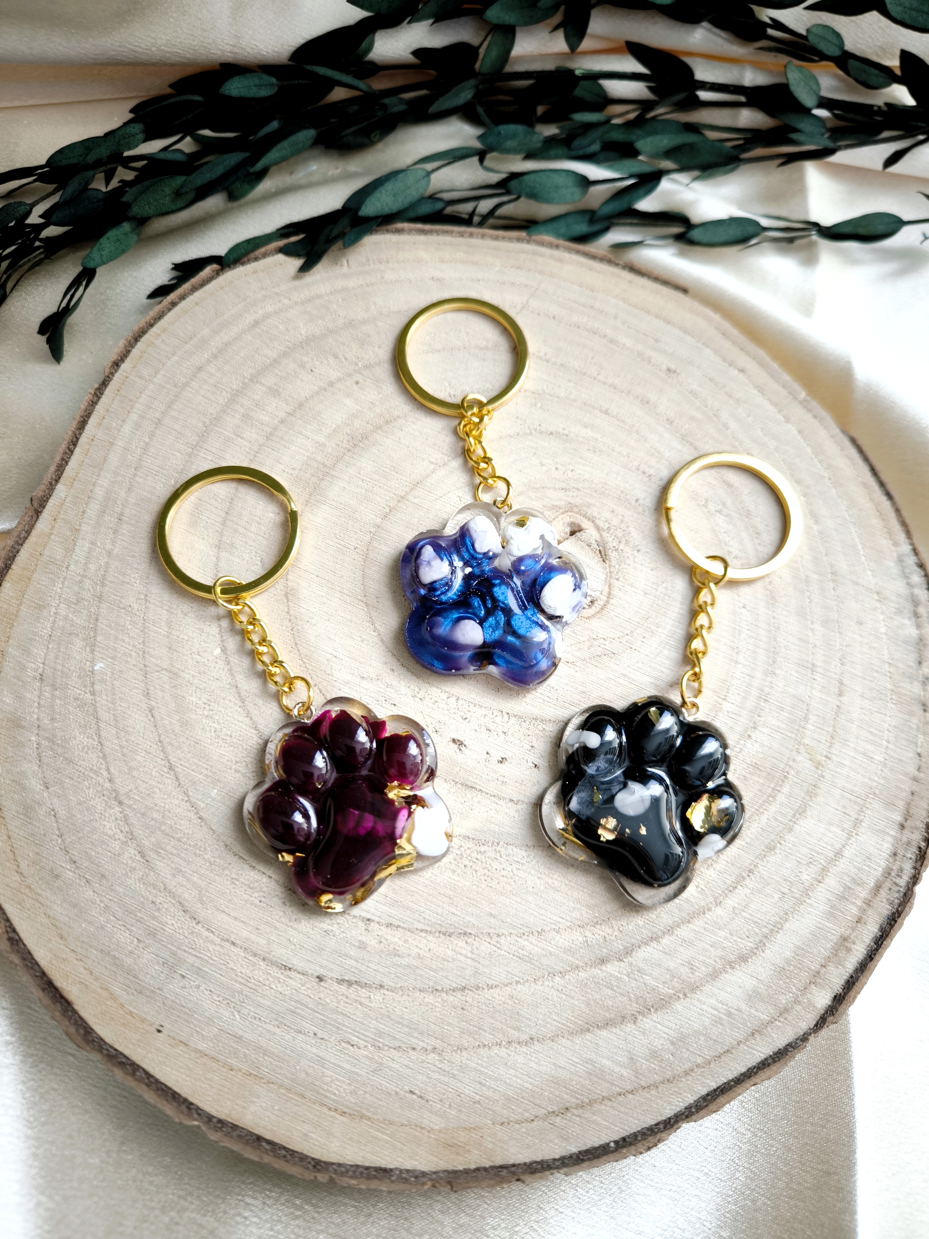 Pfoten Schlüsselanhänger