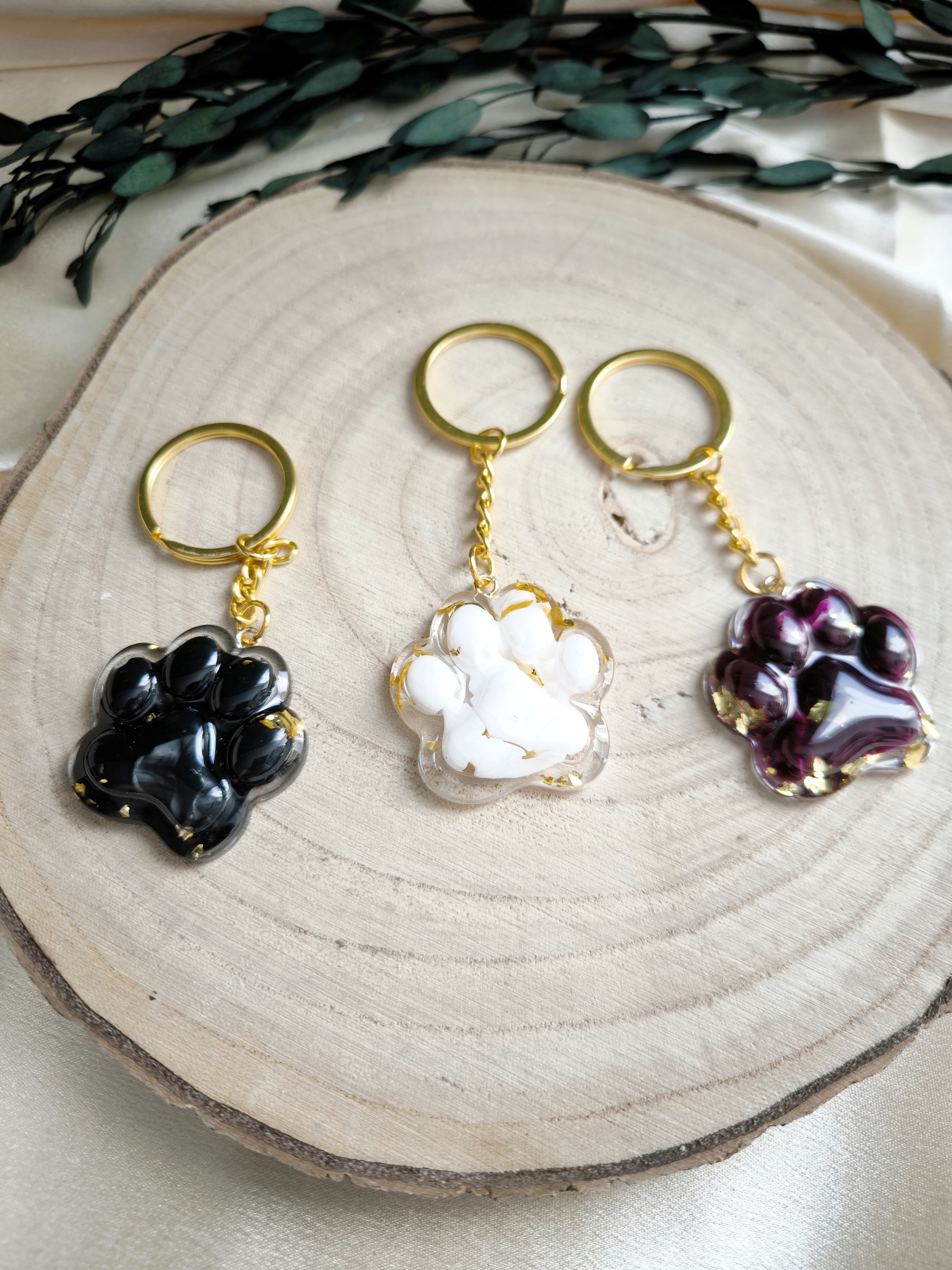 Pfoten Schlüsselanhänger