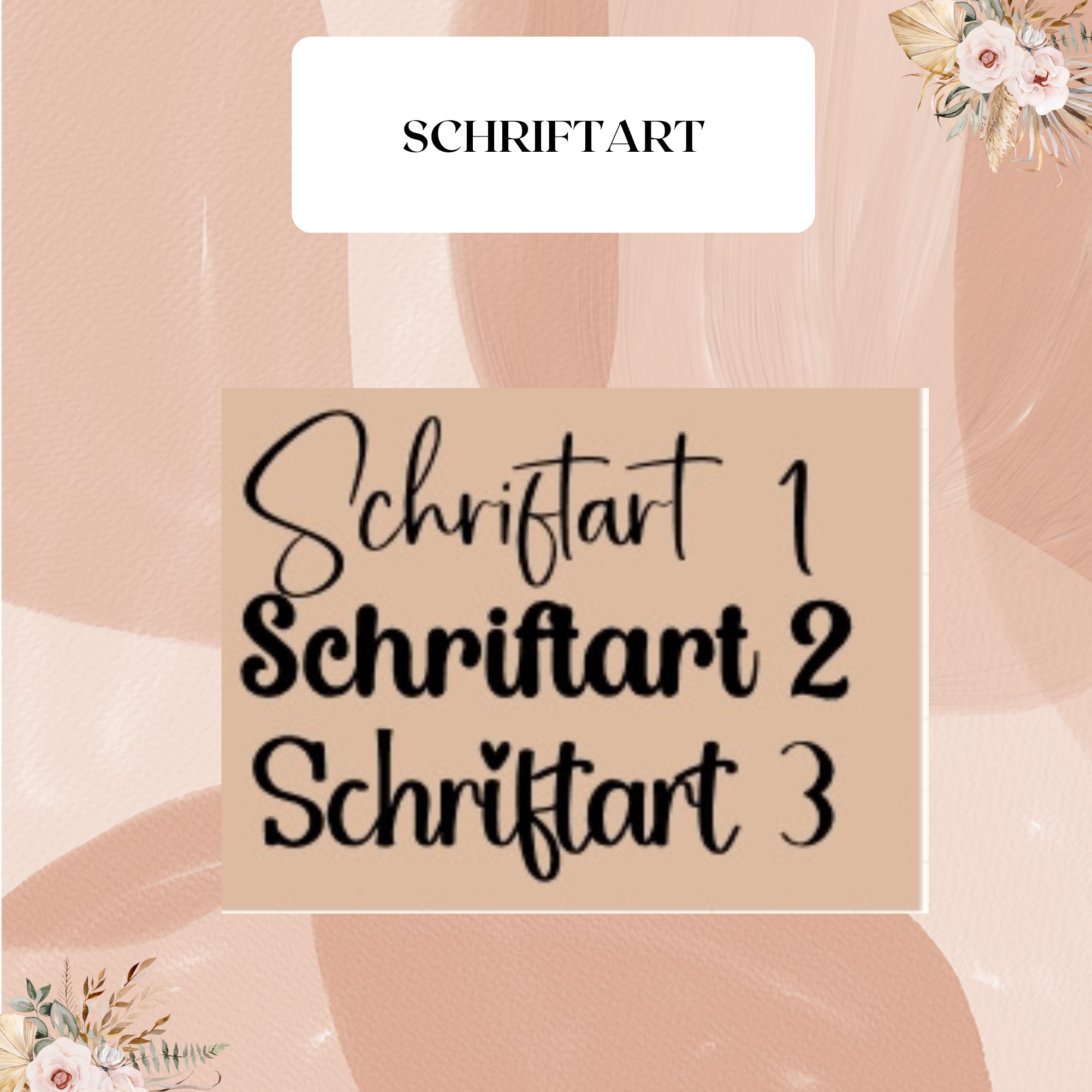 Herzaufsteller mit Tierfell 