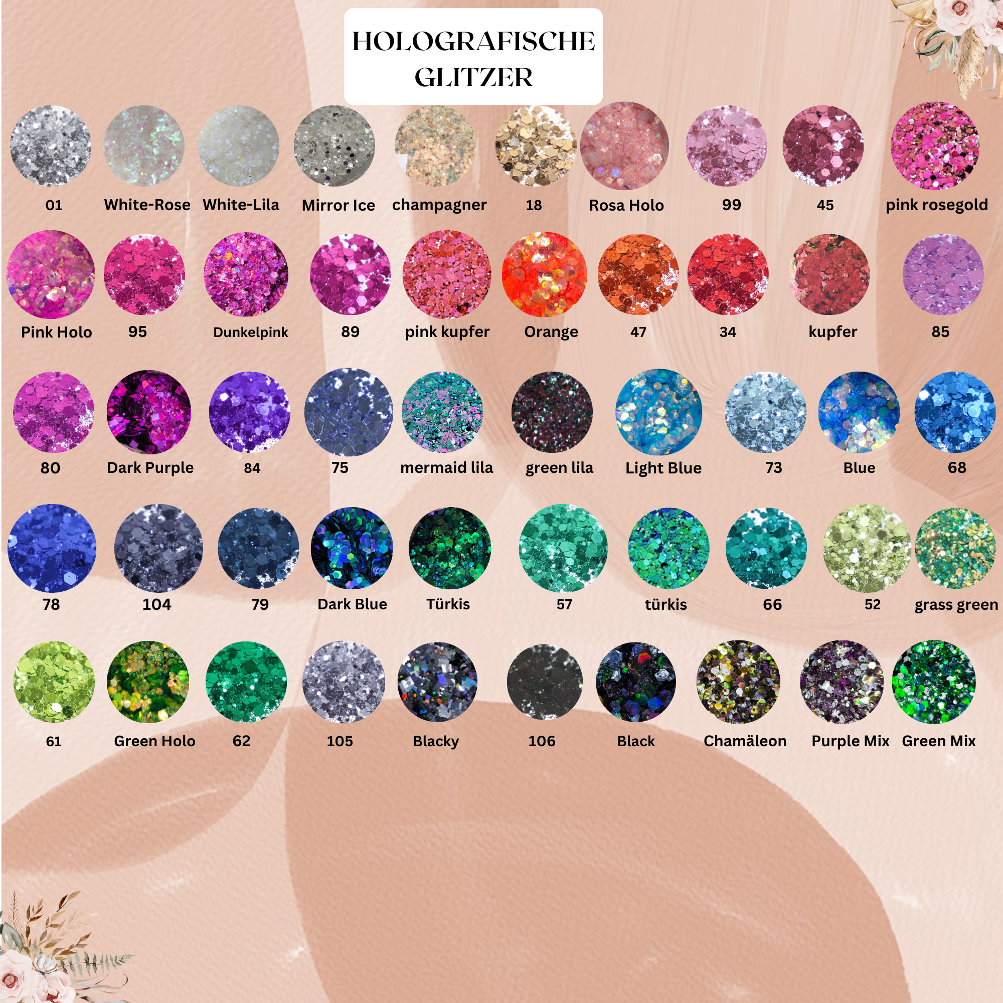 Hund mit getrockneten Hortensien