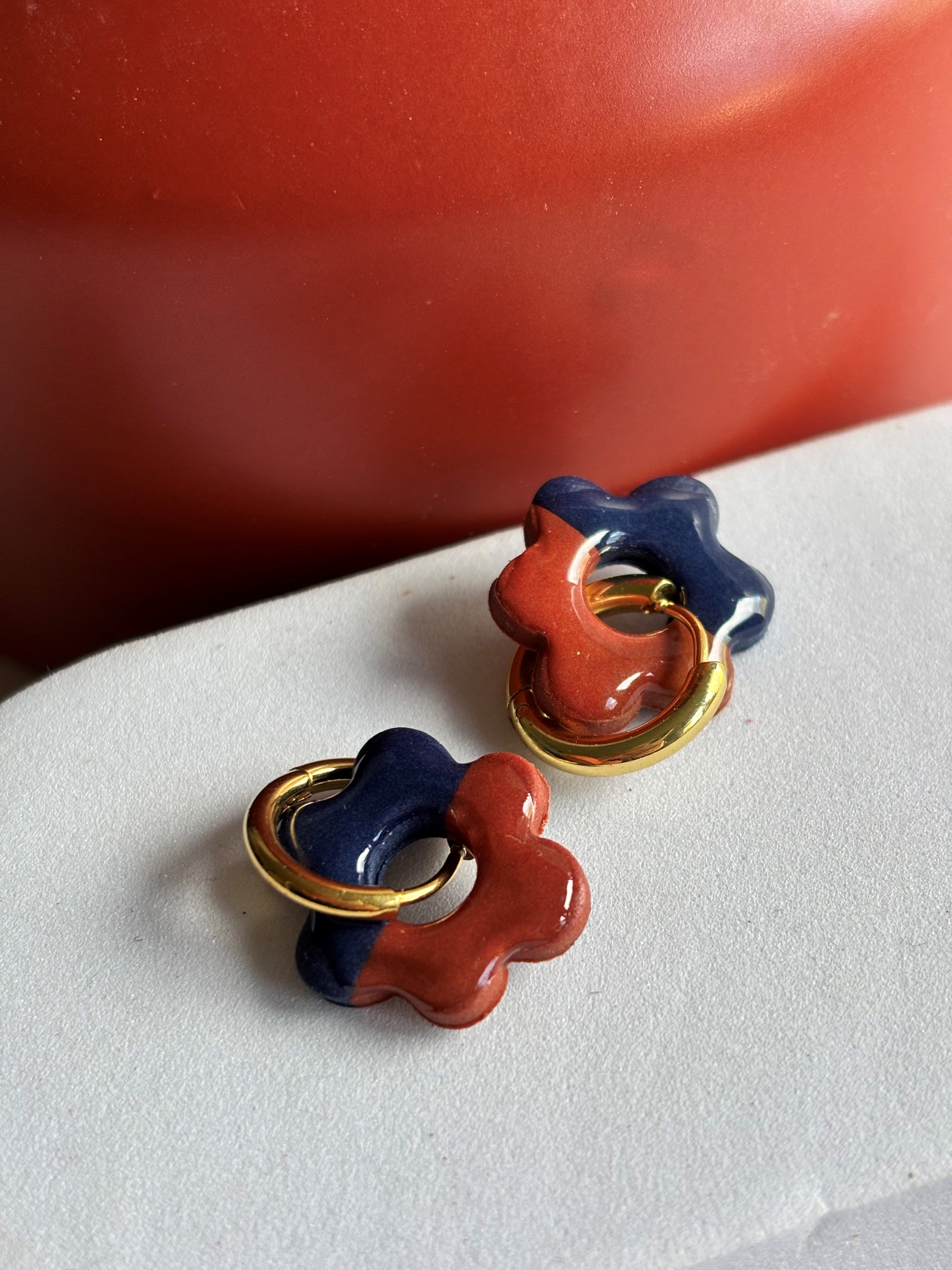 Les mini Bleu / Terracotta