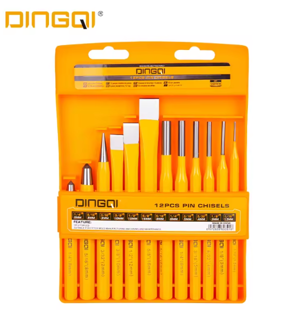 12PCS PIN CHISEL SET