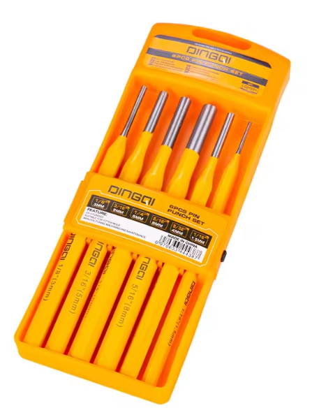 6PCS PUNCH&CHISEL SET