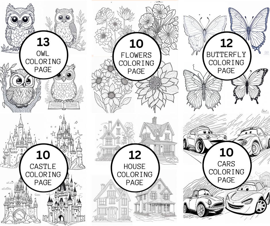Unleash Your Creativity with over 280 Adult Colouring Pages