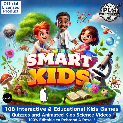 Smartkids Editable Kids' Games, Quizzes and Science Videos Downloads (CLICK ON THE HIGHLIGTED DESCRIPTION LINK BELOW  TO PUCHASE)
