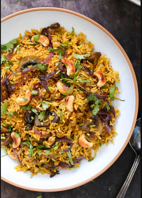 Dawat-E-Mushroom Biryani