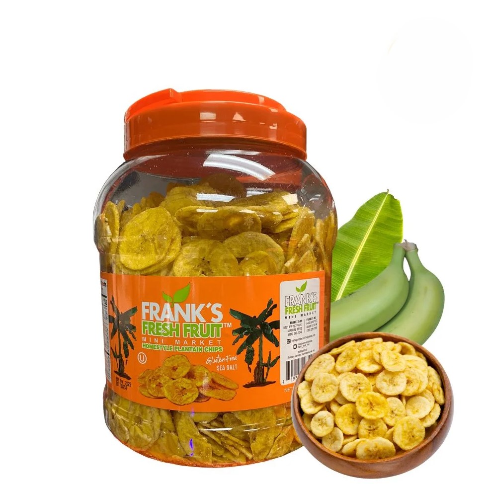FRANK'S PLANTAIN  CHIPS REGULAR CS/6 UND