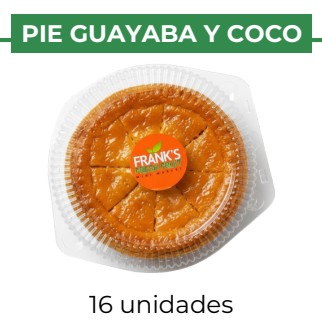 PIE GUAYABA Y COCO - FRANK'S - 16 units