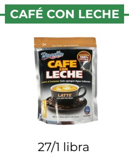 CAFE CON LECHE - DIANELLA - 27/1 lb