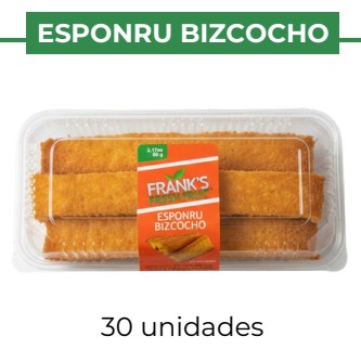 ESPONRU BIZCOCHO - FRANK'S - 30 units