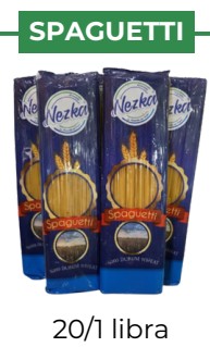 SPAGUETTI - NEZKA - 20/1 lb