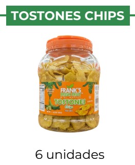 TOSTONES CHIPS - FRANK'S - 6 units
